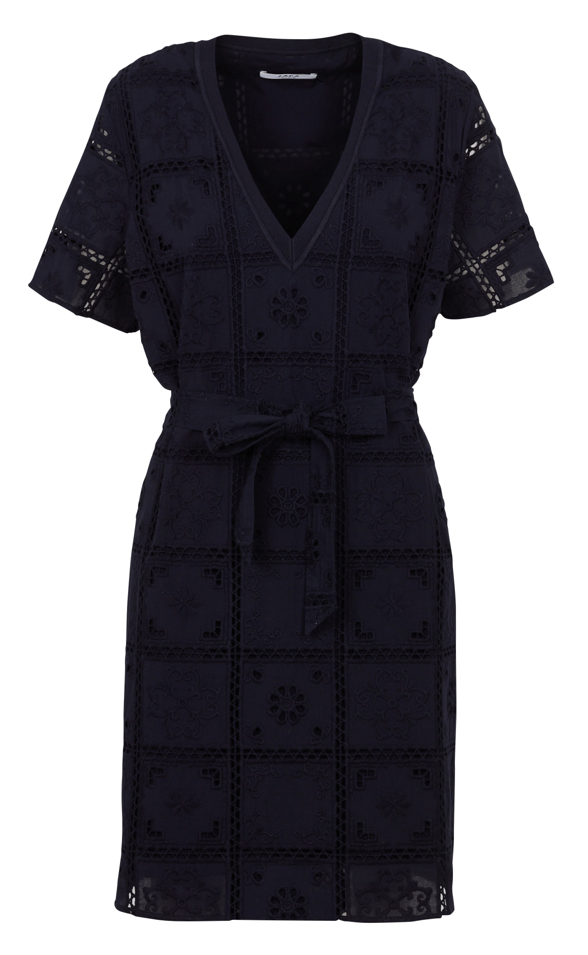 - Narrow tie straps- Racer back- Loose fit- Gathers- 100% cotton- Lined- Back length: 94 cm. ZAPA Blue