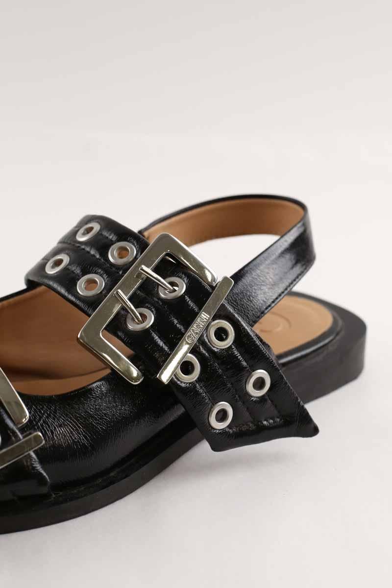 Ballet pumps GANNI - Seconde Main Black