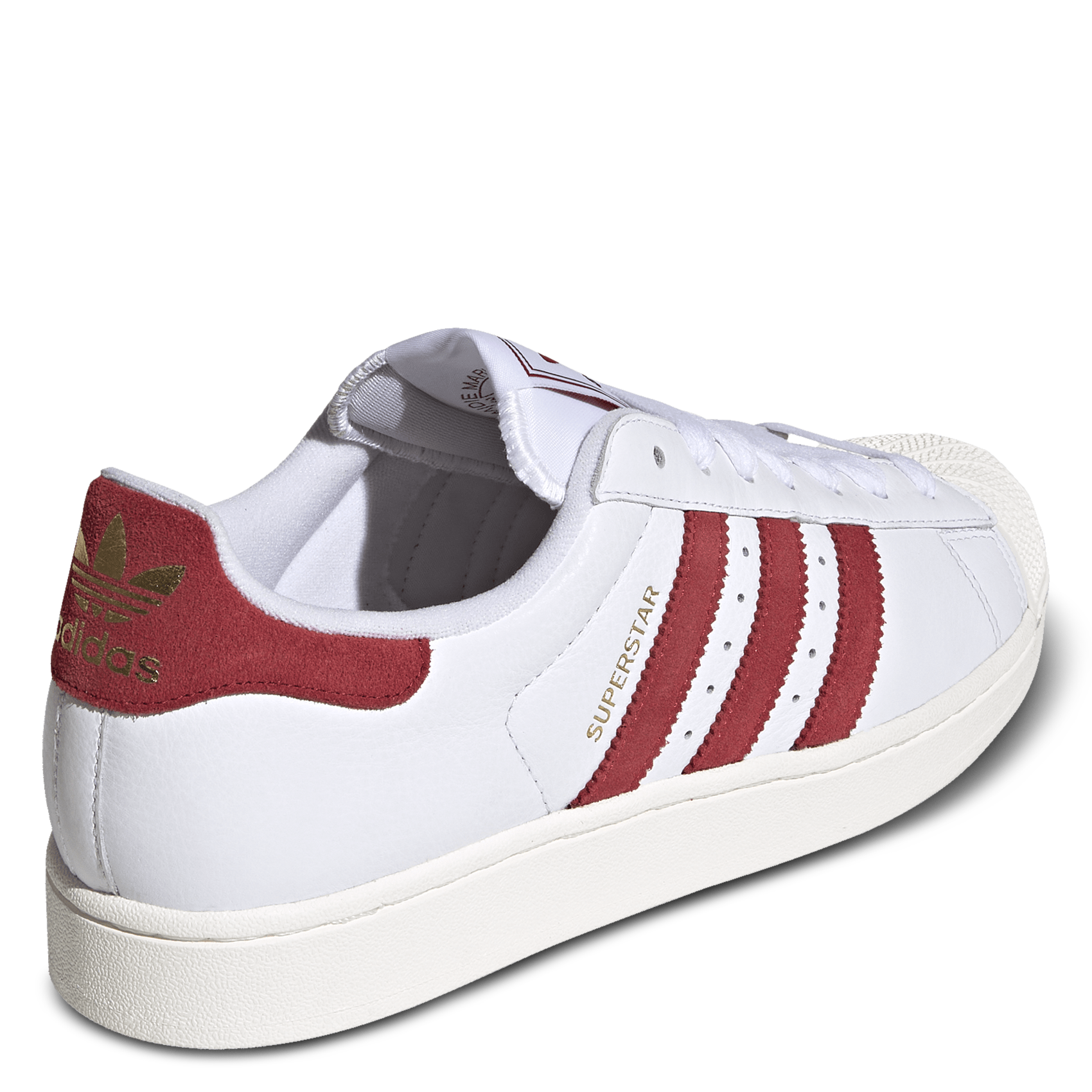 Baskets basses en cuir ADIDAS Blanc