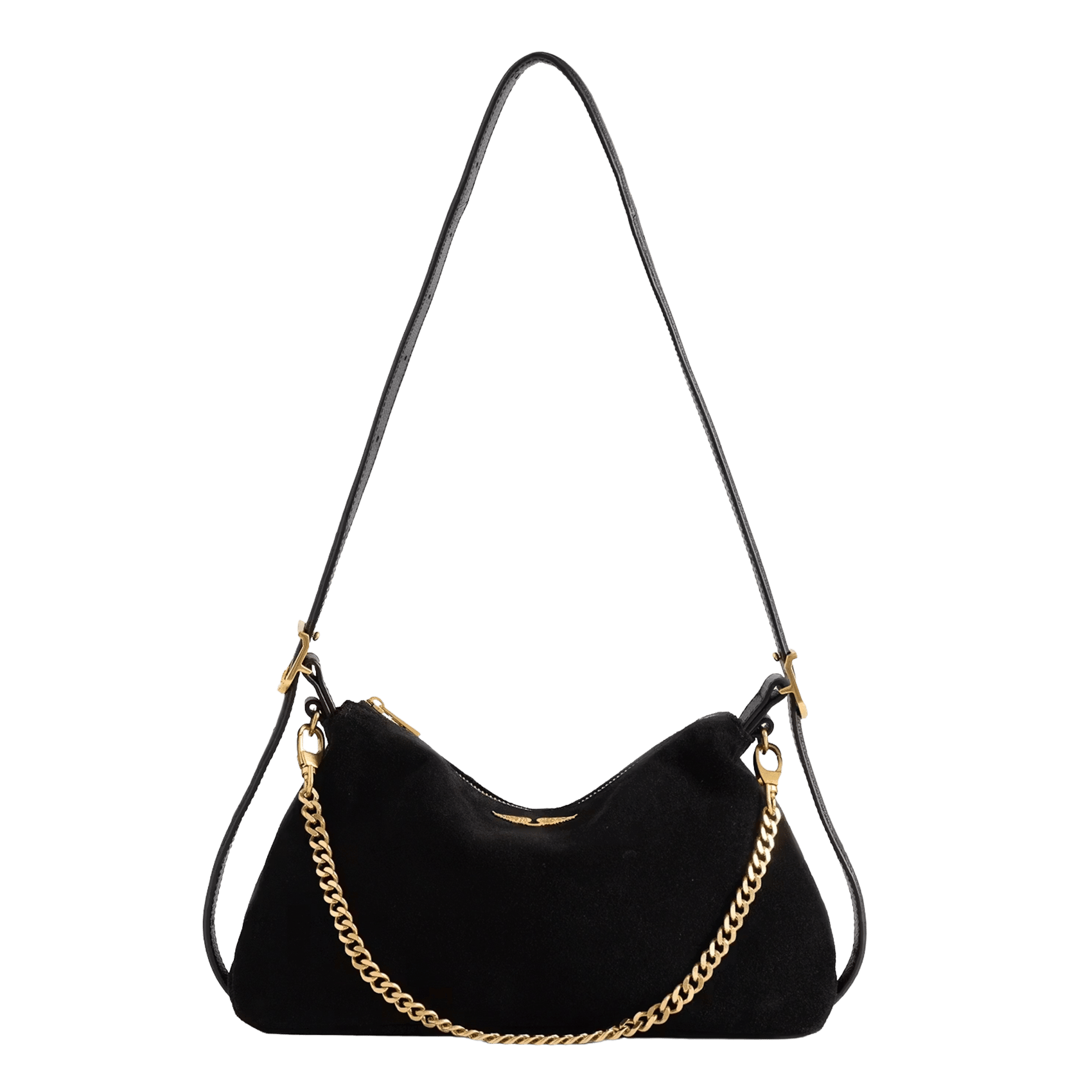 Leather shoulder bag ZADIG&VOLTAIRE Black