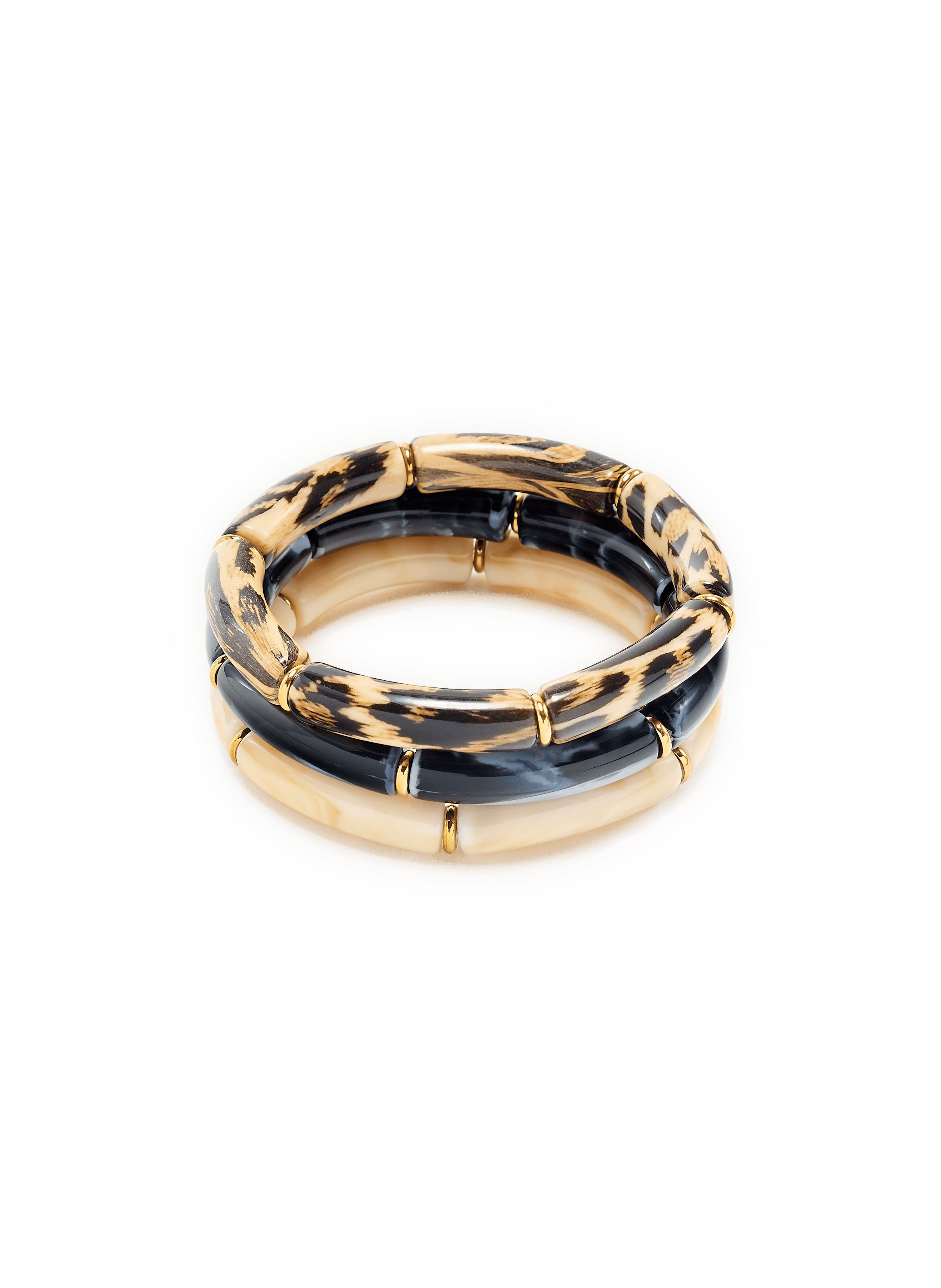 Set of resin bracelets AU PRINTEMPS PARIS