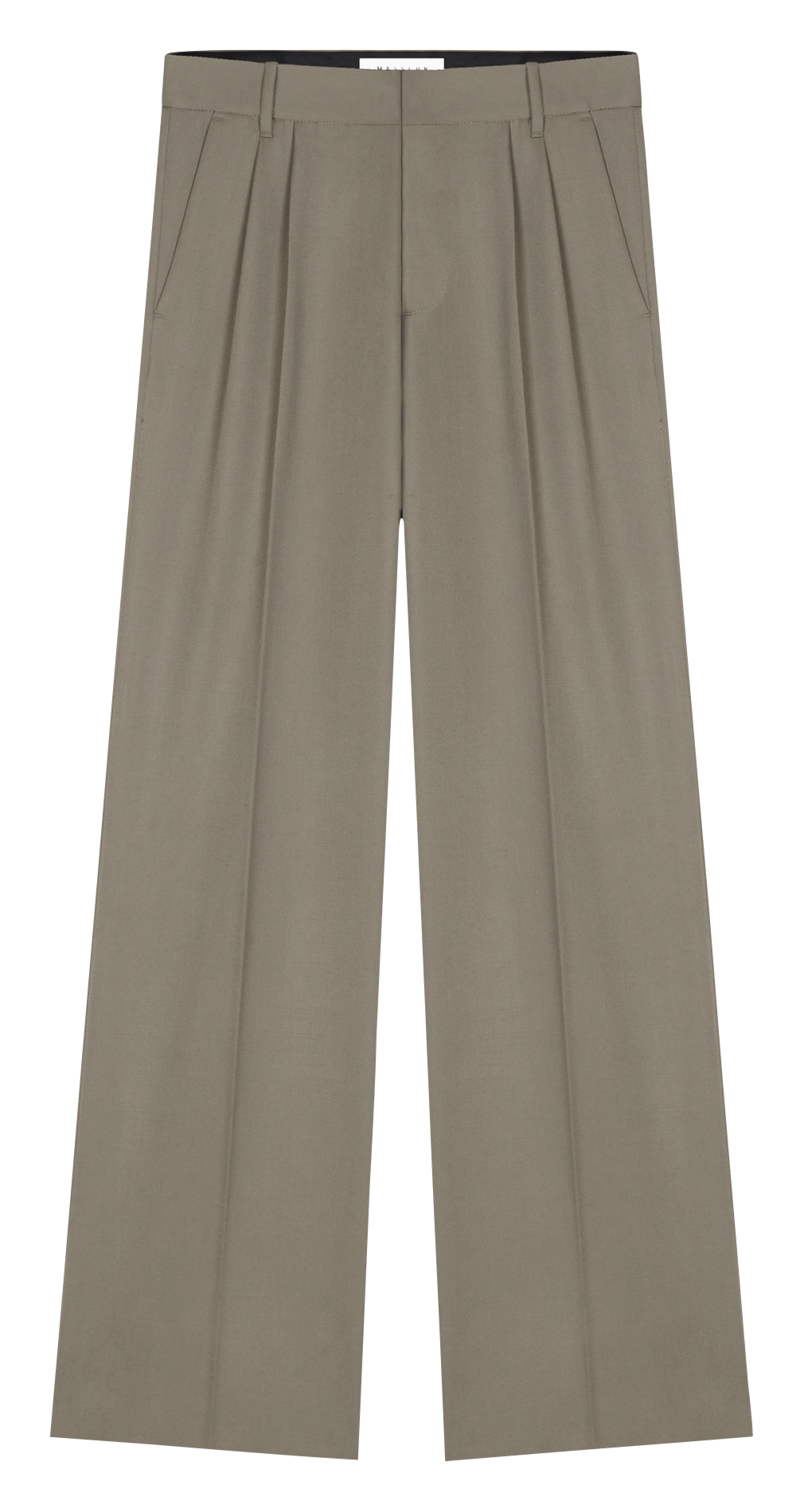 Rechte wollen broek MASSCOB Groen