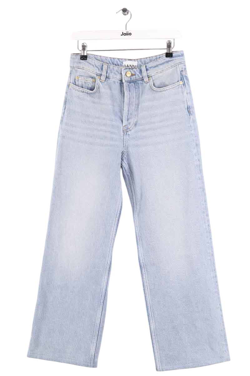 Wide-leg jeans GANNI - Seconde Main Blue