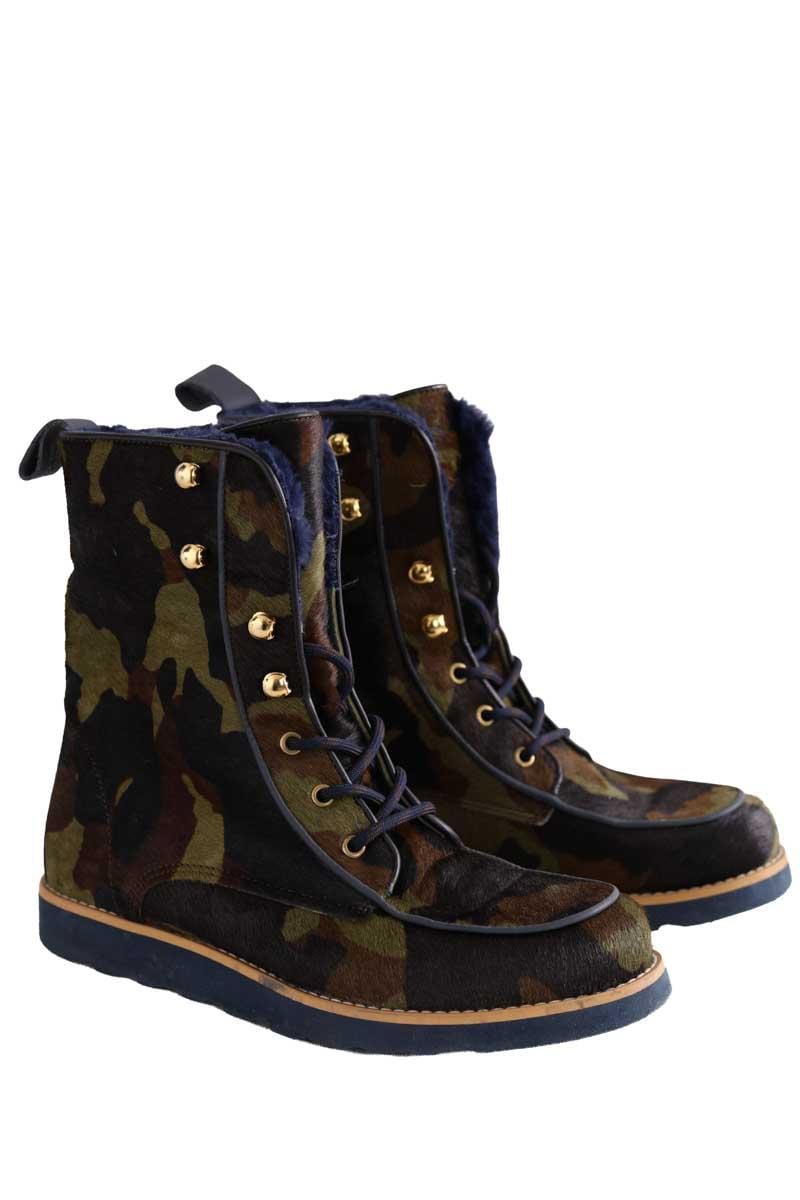 Lace-up ankle boots HEIMSTONE - Seconde Main Khaki