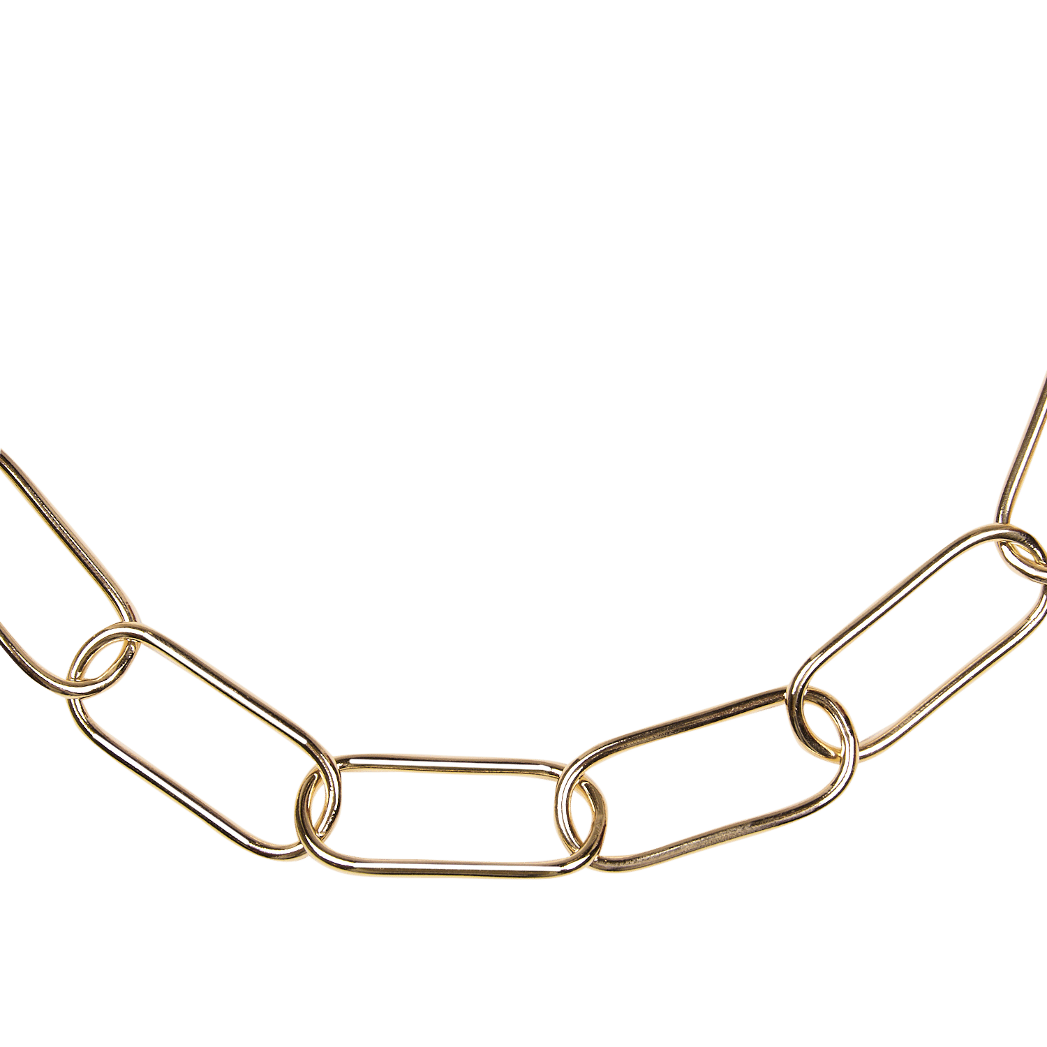 Halskette mit rechteckiger Gliederkette FEEKA Golden