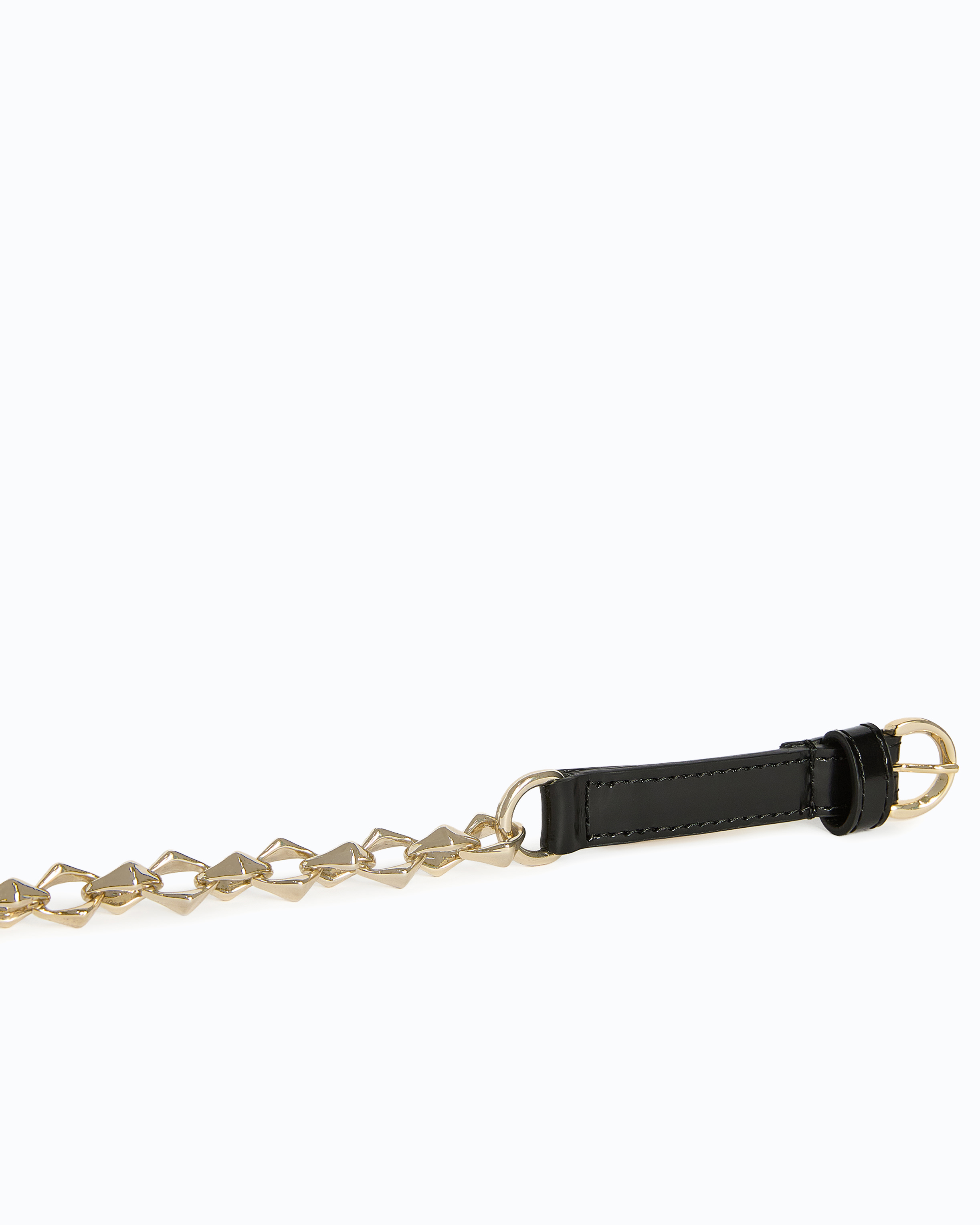 Ceinture avec empiècement en chaîne 1,5 cm PINKO Multicolore