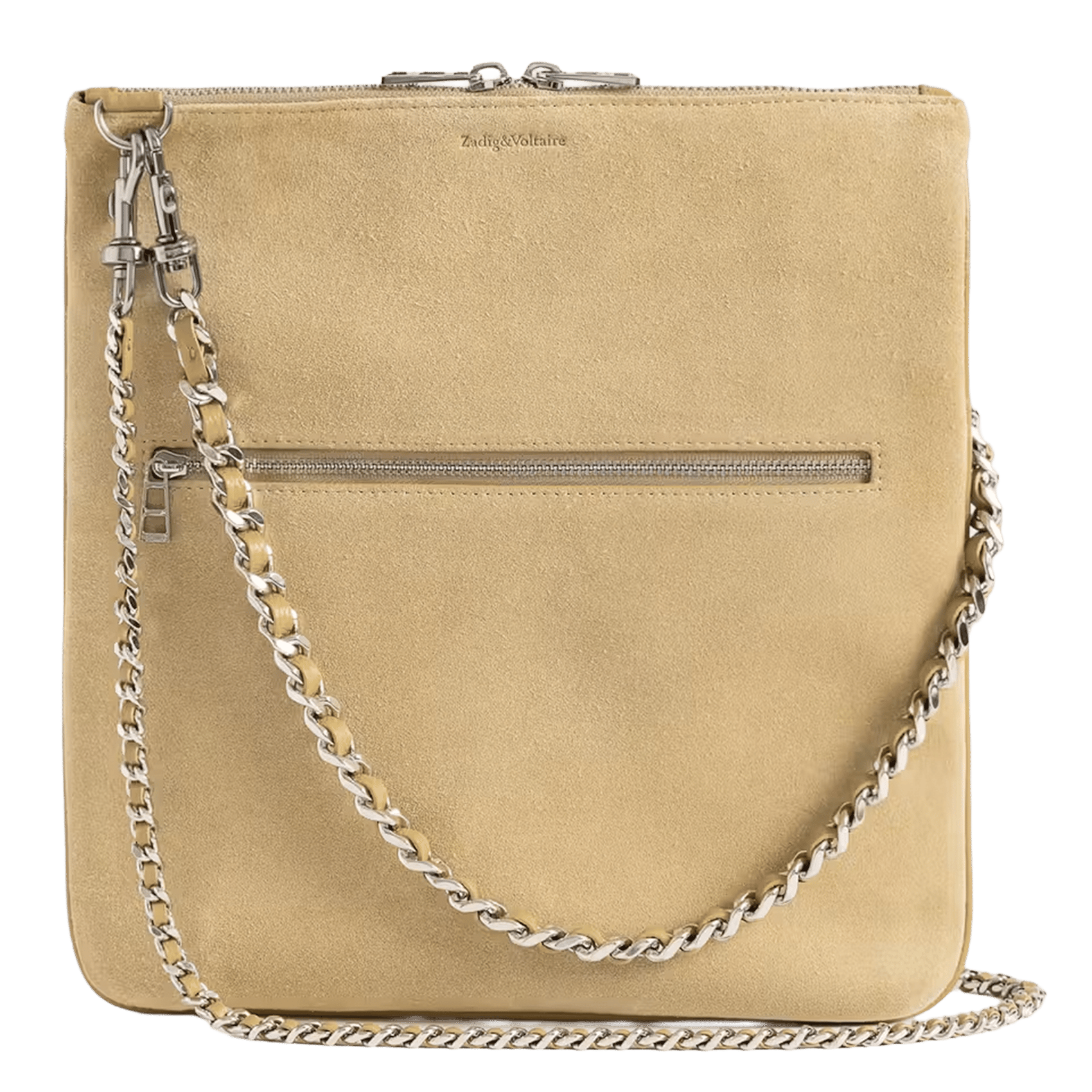 Suède handtas ZADIG&VOLTAIRE Bruin
