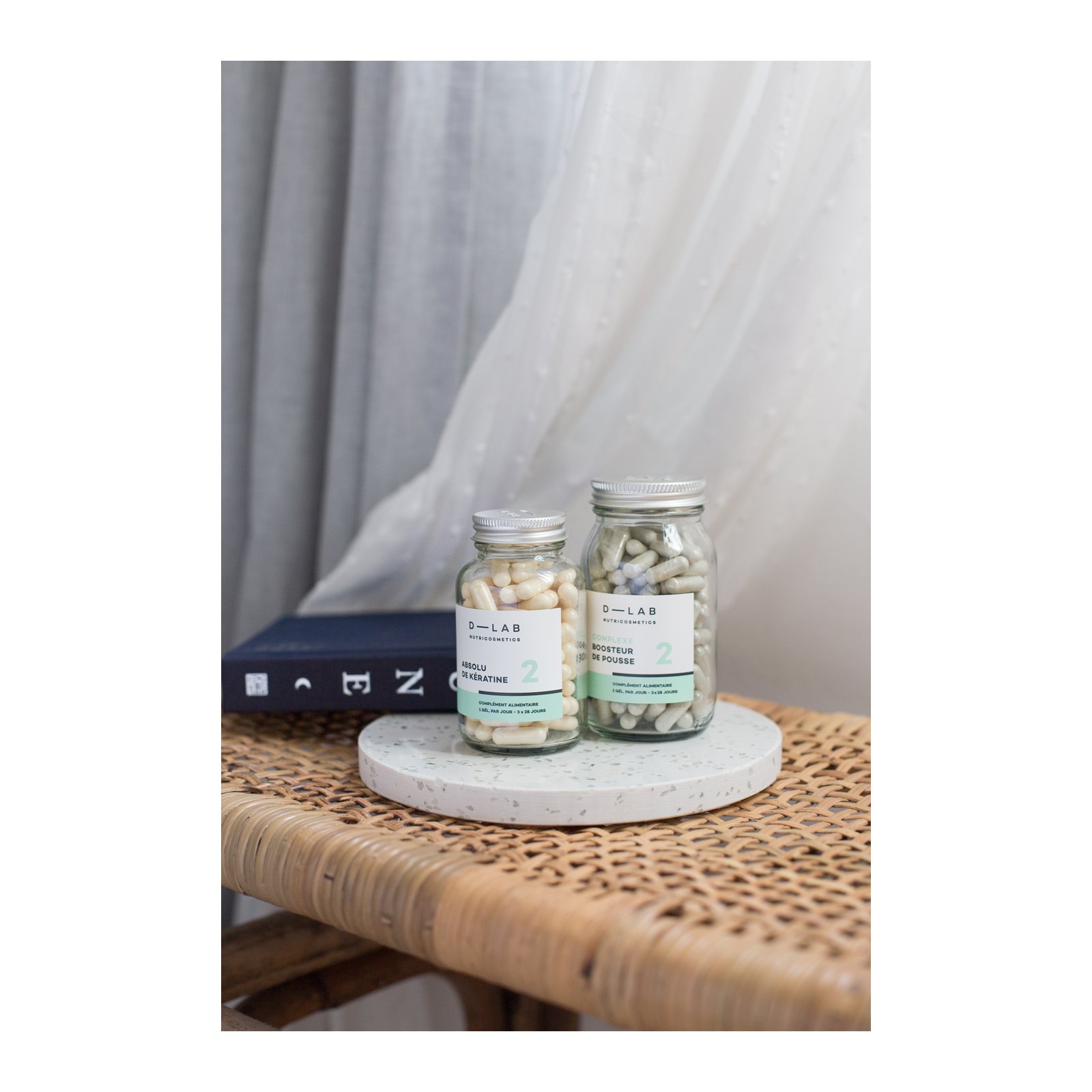 Duo Nutrition-Capillaire - Nahrungsergänzungskomplex für gesundes Haar, 3 Monate D-LAB NUTRICOSMETICS No color