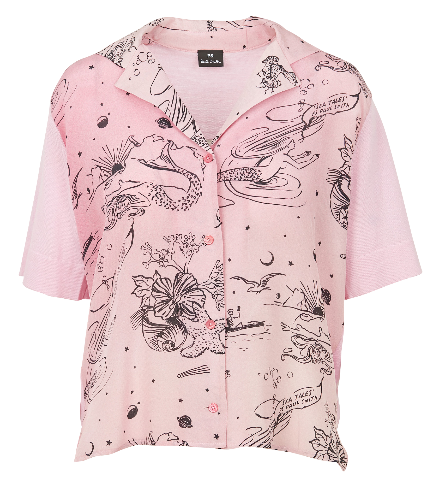 Chemise col tailleur PAUL SMITH Rose