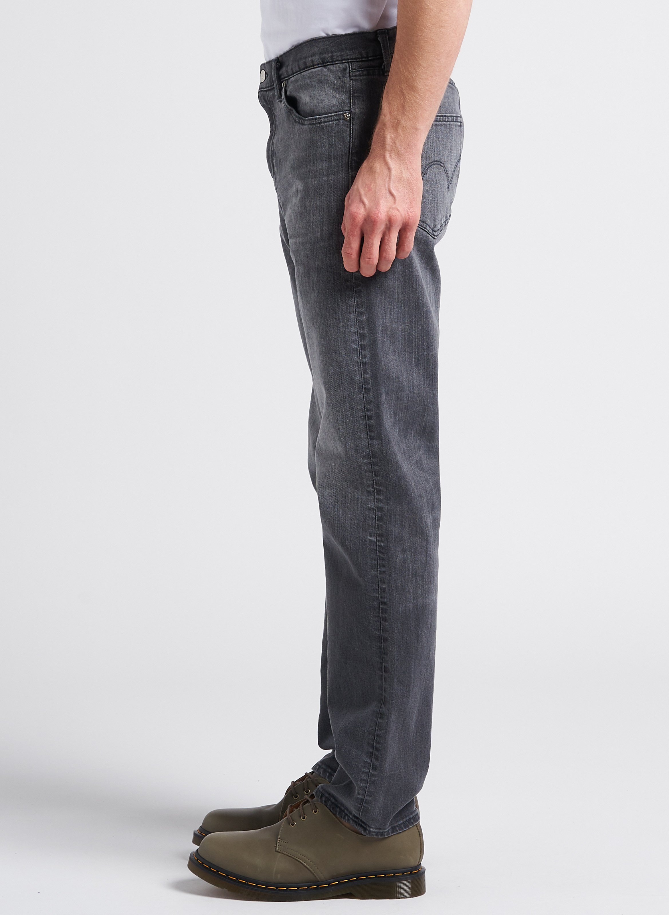 Jean droit uni en coton mélangé  EDWIN Noir