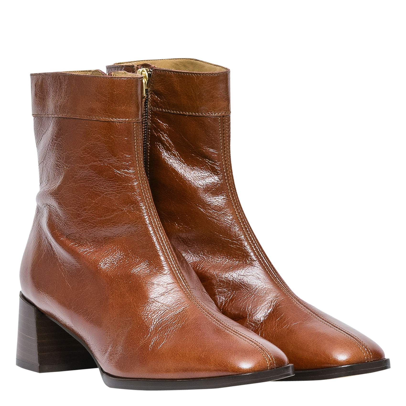 Albert leather boots BOCAGE Brown