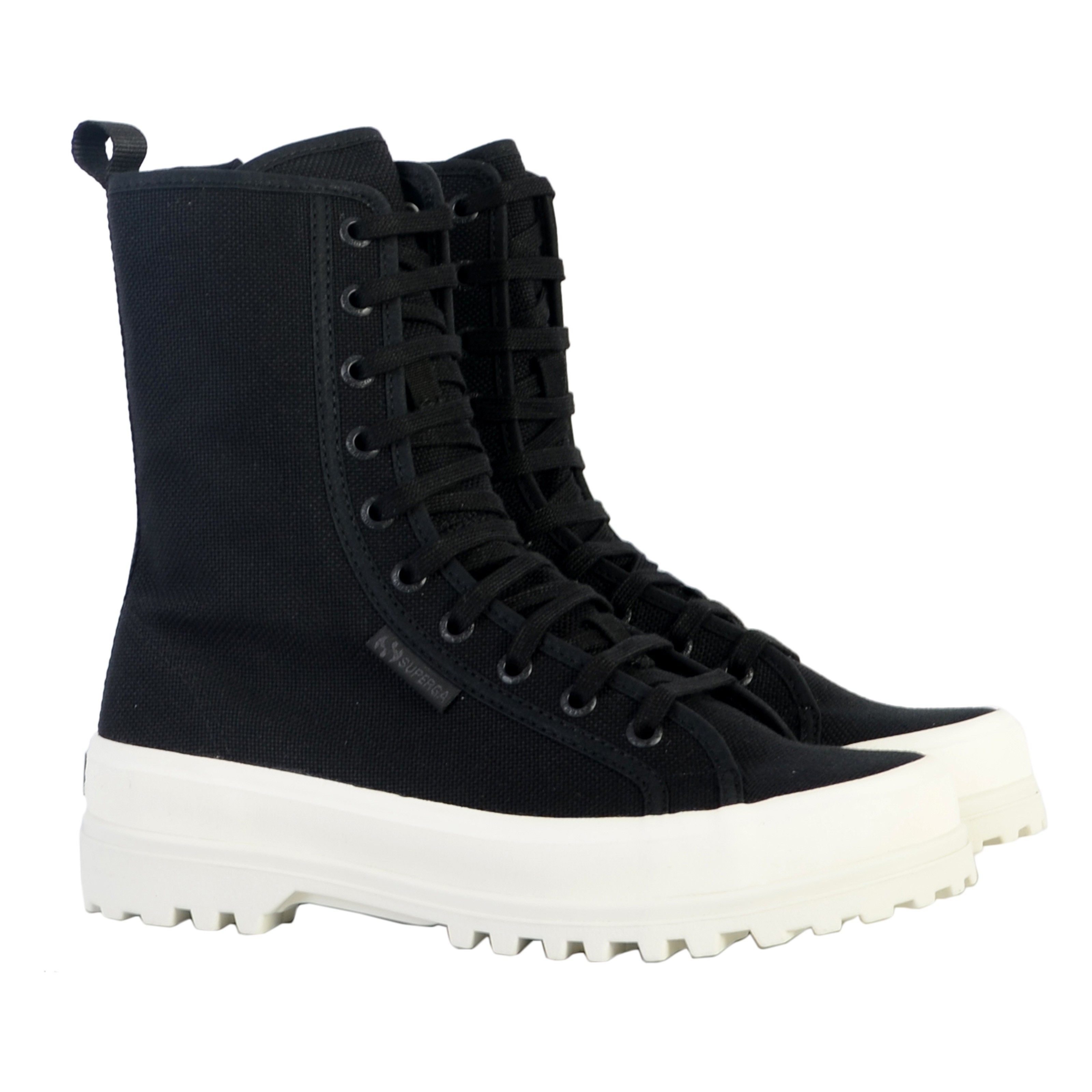 Superga Alpina High Lace-Up High-Top Sneakers SUPERGA Black