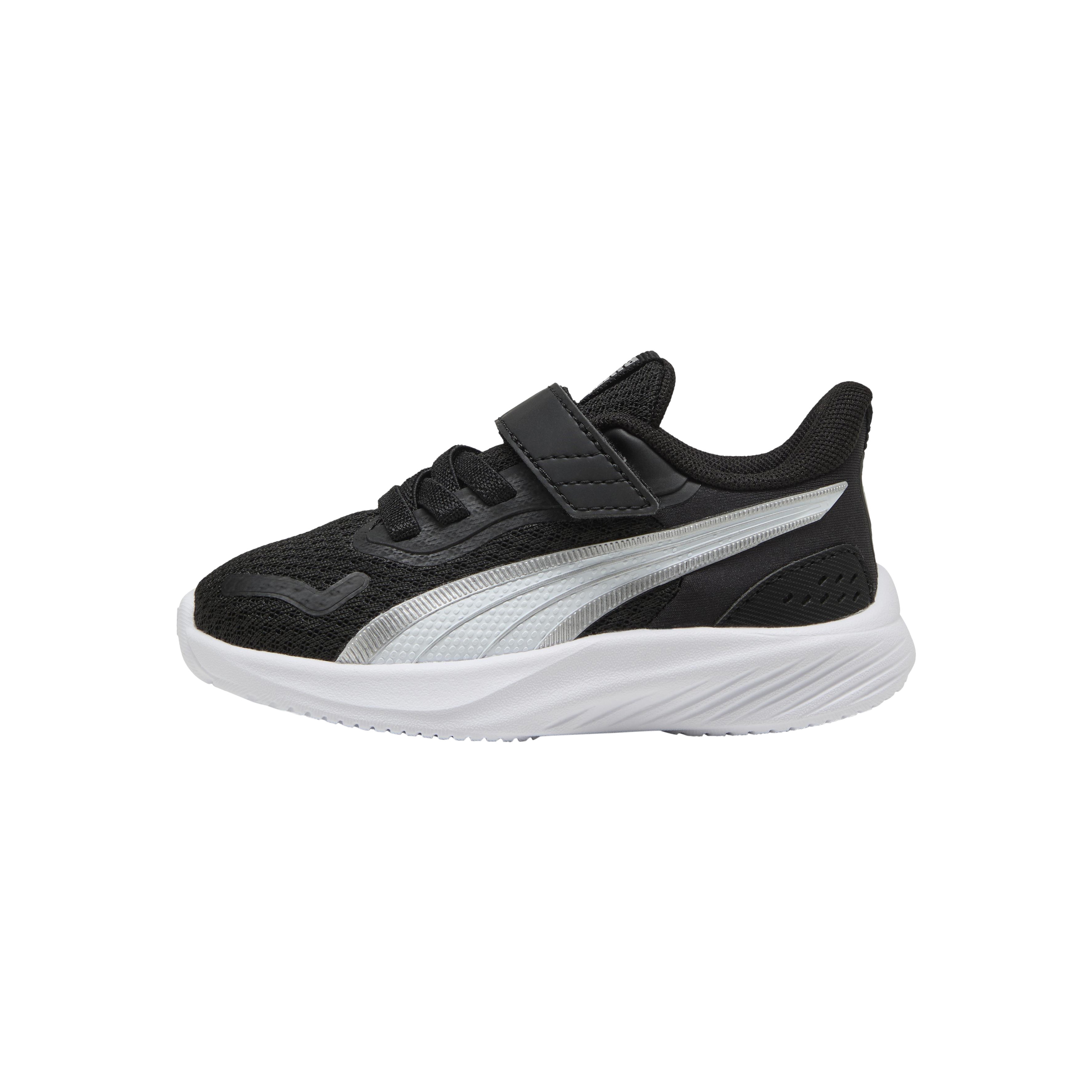 Children's sneakers with Velcro straps. PUMA Black