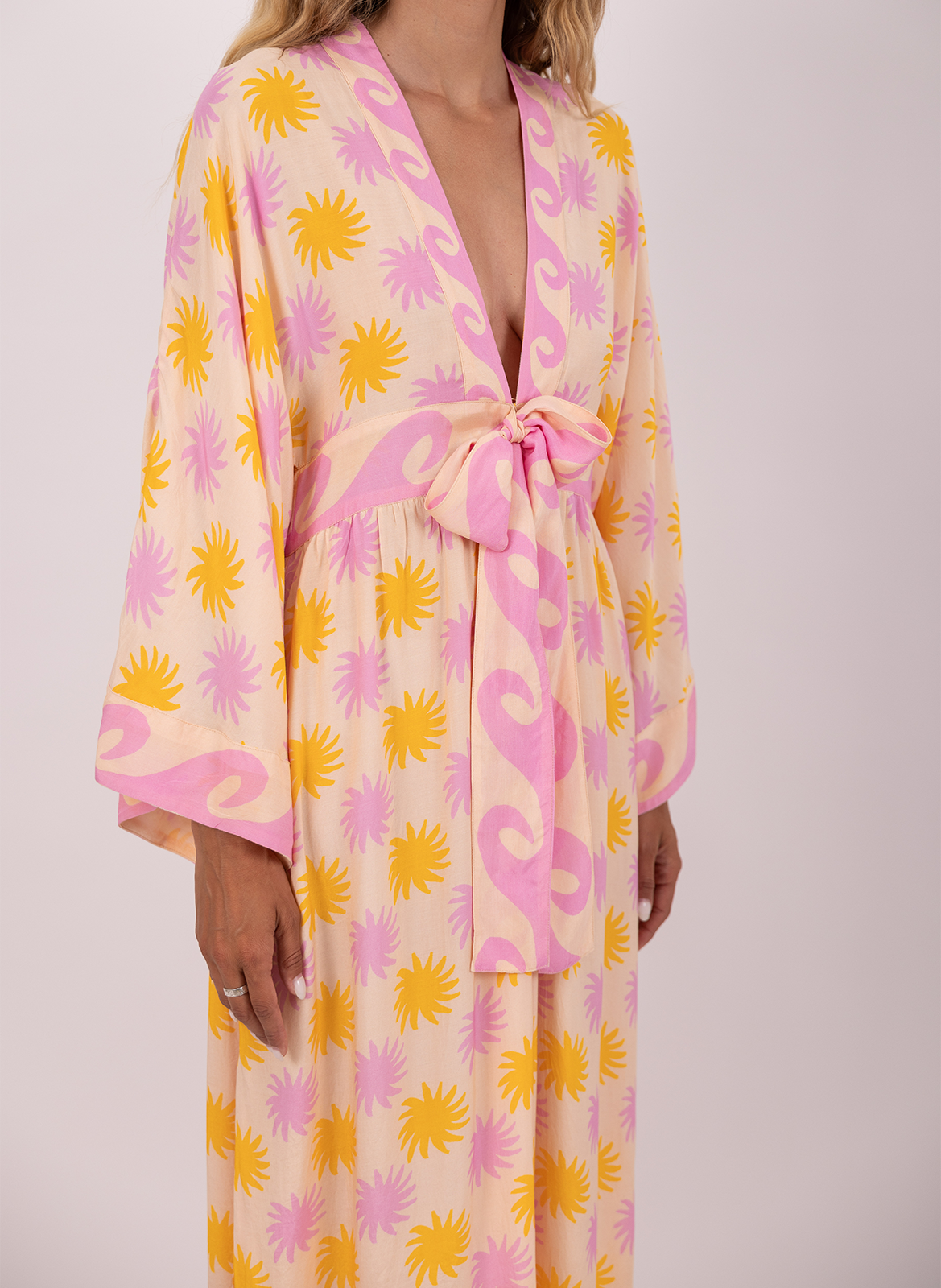 Robe ample longue en coton SUNDRESS Beige