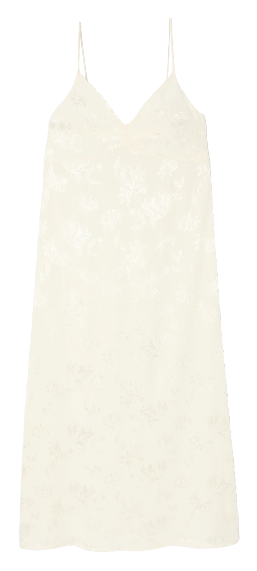 Nachthemd in jacquard NITAH Wit