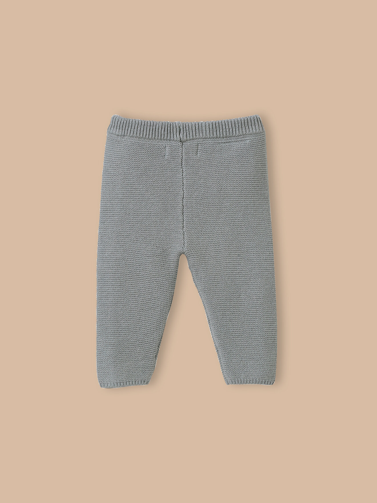 Organic cotton and wool leggings CYRILLUS Green