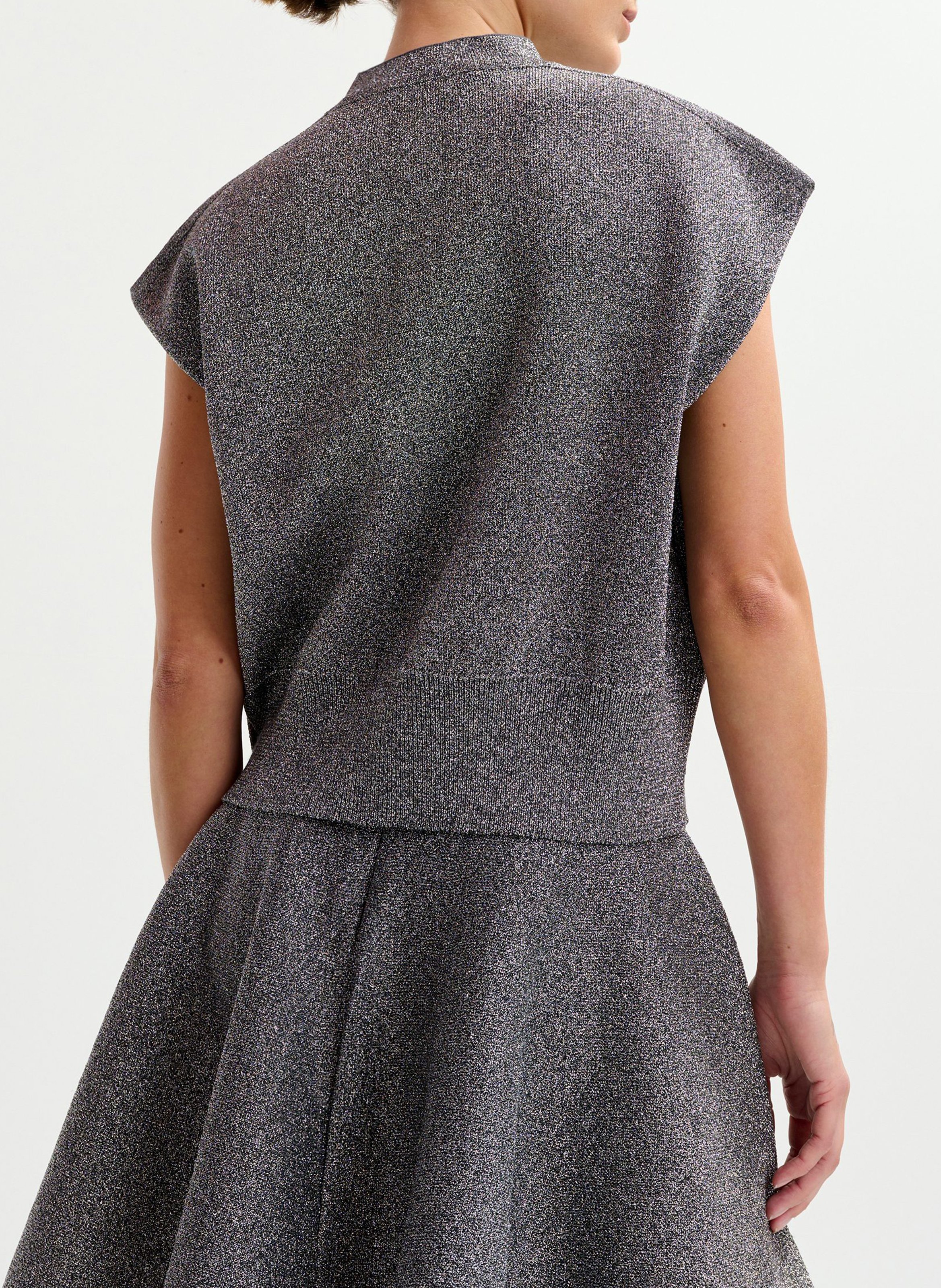 Pull col rond ESSENTIEL ANTWERP Argent