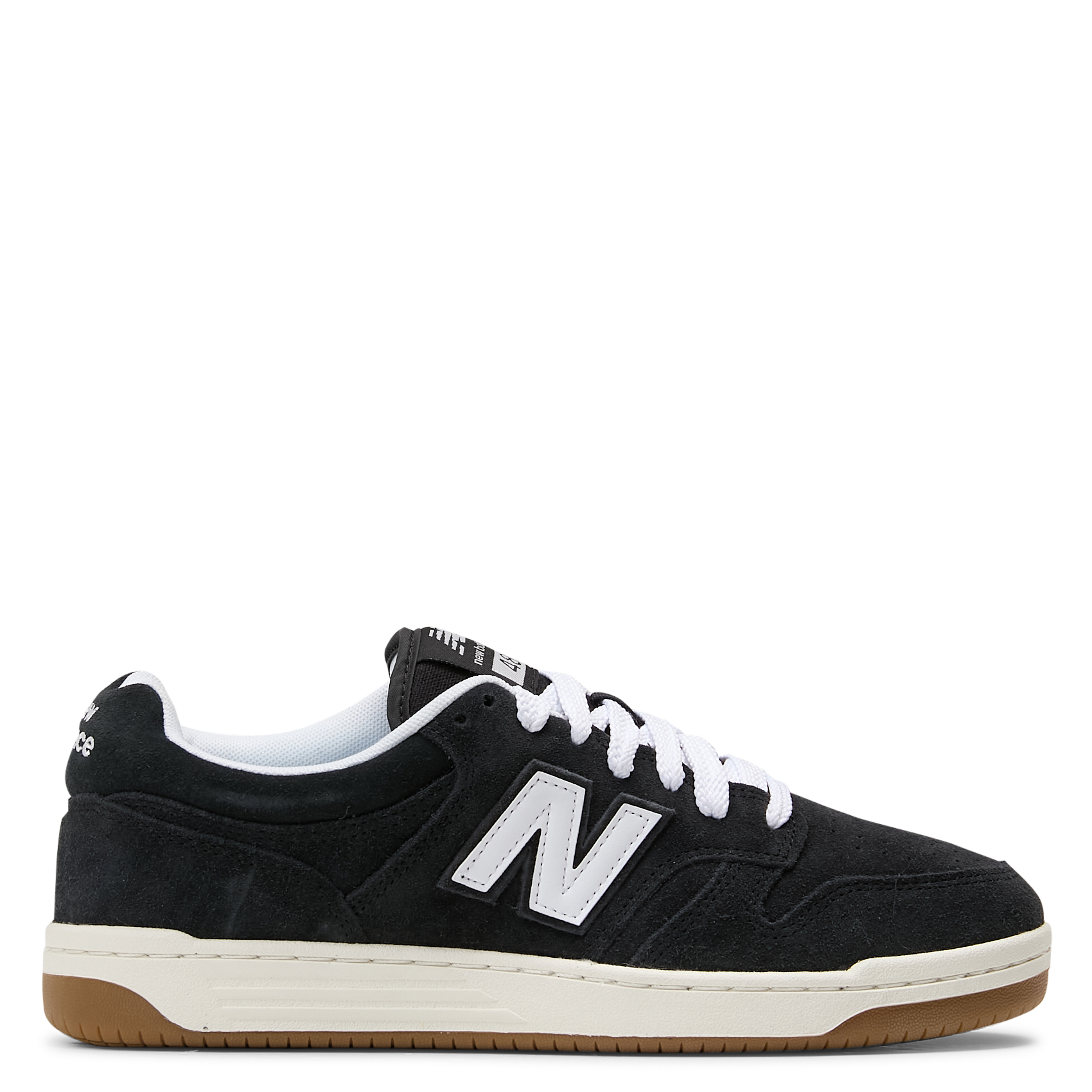 Low-top leather mix sneakers NEW BALANCE Black