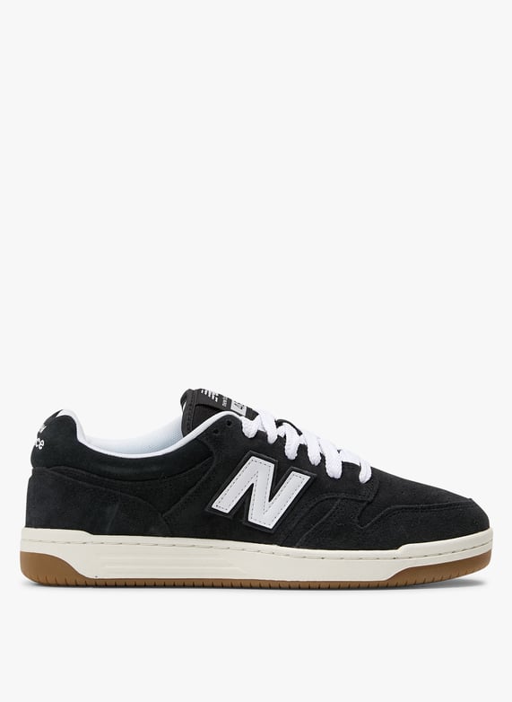 Low-top leather mix sneakers 41,5 - Main Image