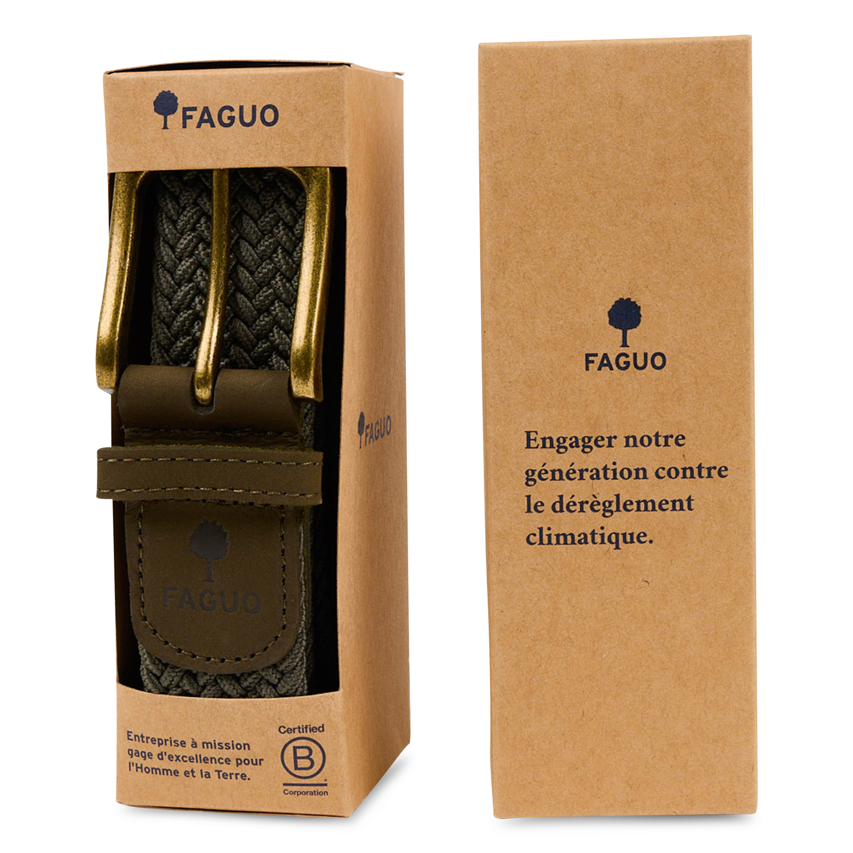 Flechtgürtel FAGUO Blau