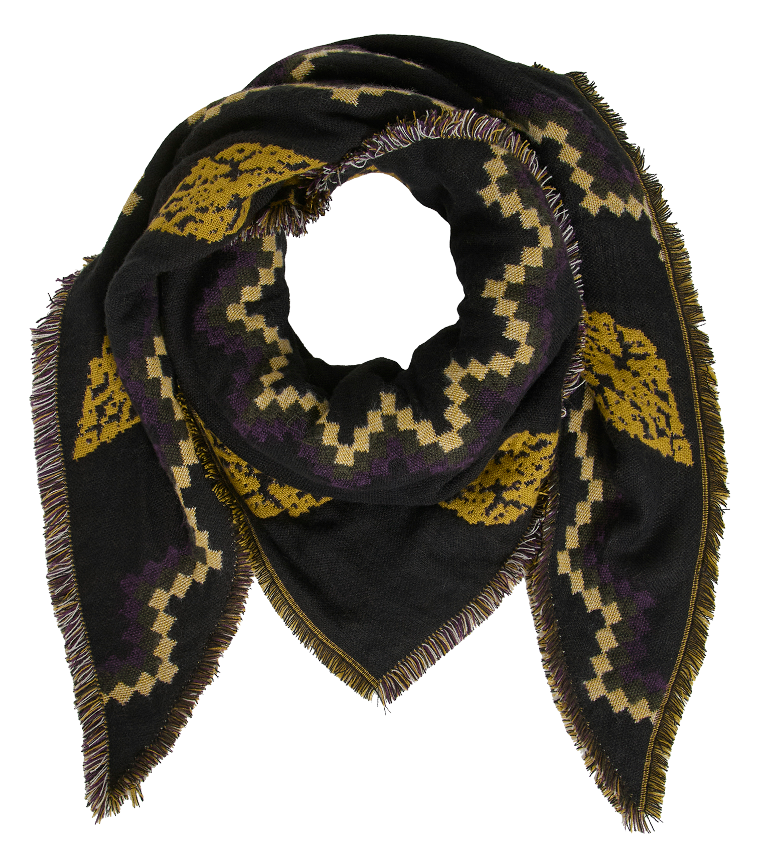 Foulard imprimé VILA Noir