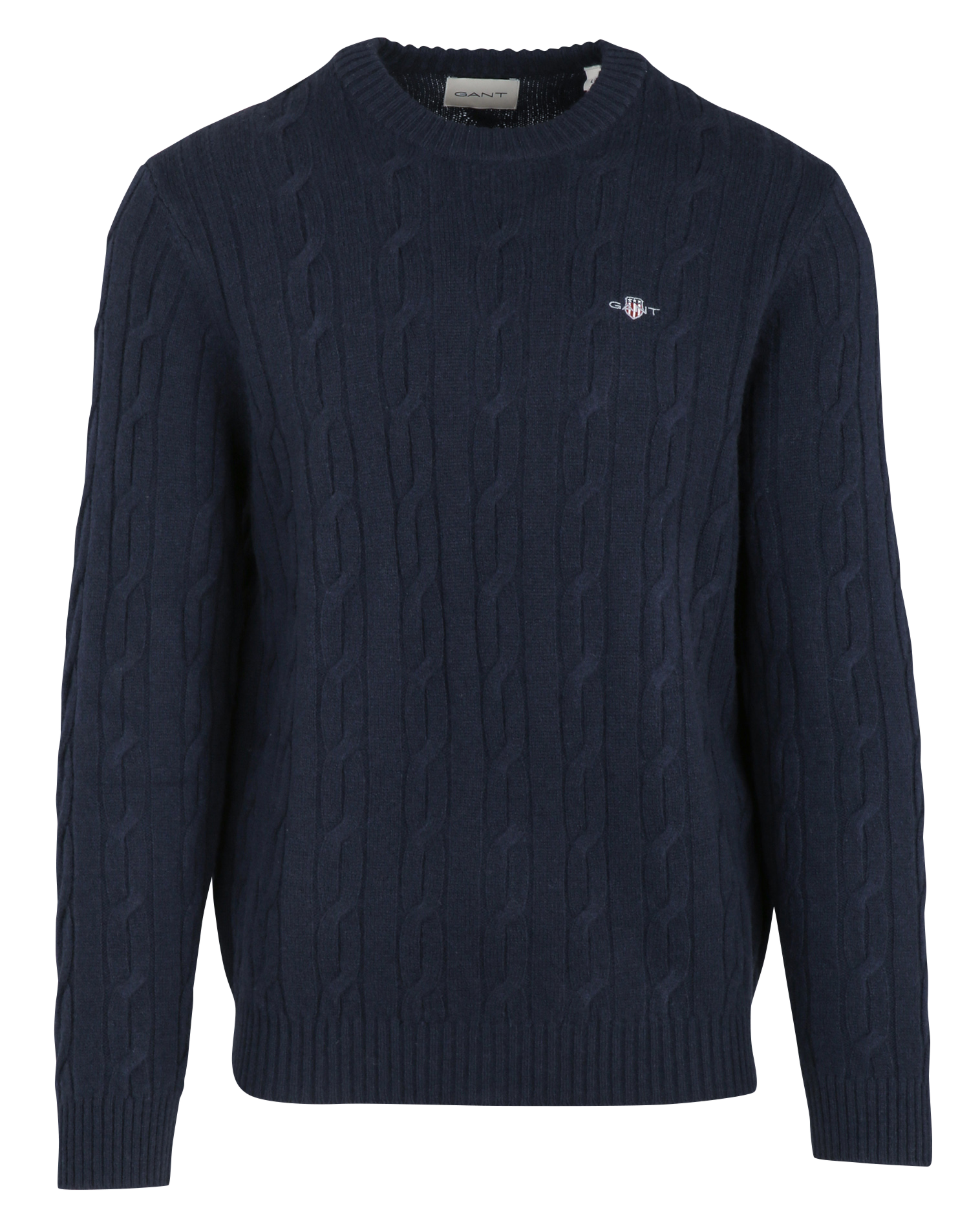 Woleg round-neck oversized wool sweater GANT Blue