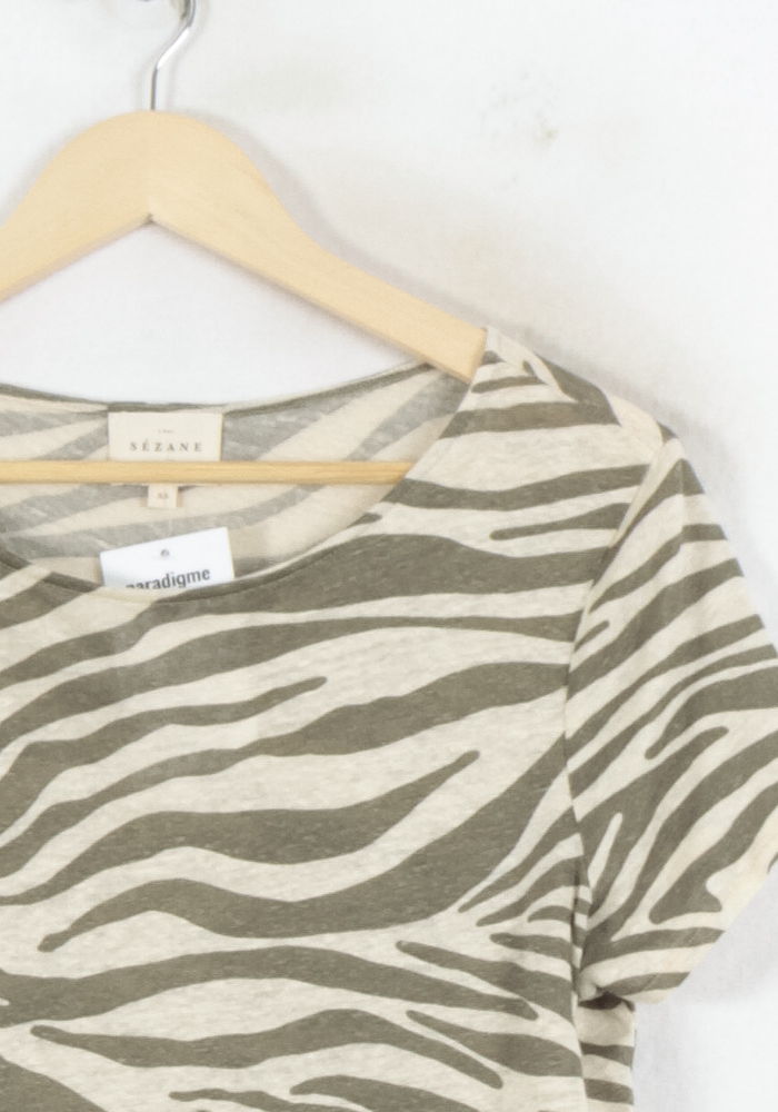 Tommy Badge T-shirt SEZANE - Seconde main Multicolored