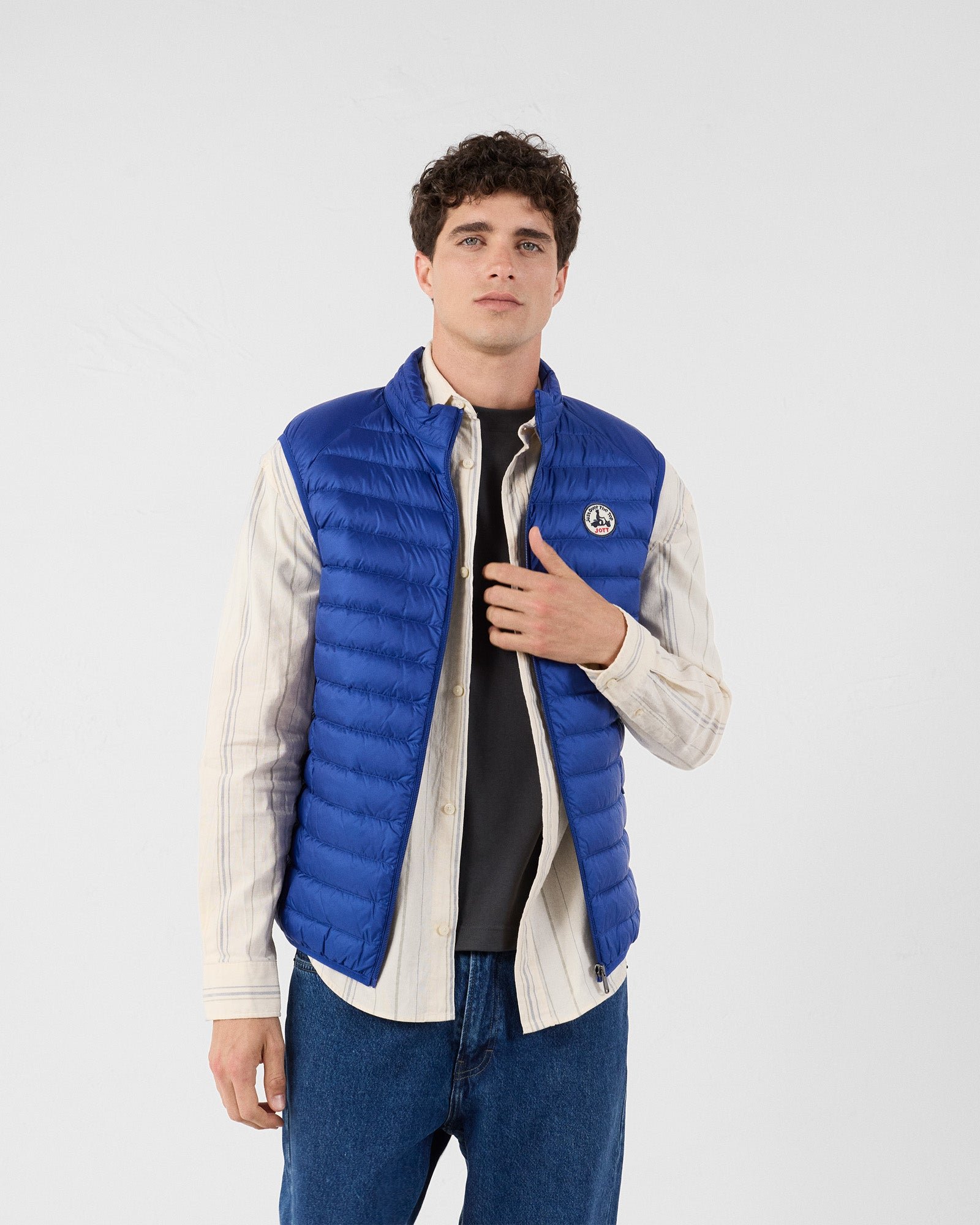 Sleeveless puffer jacket Tom JOTT Blue