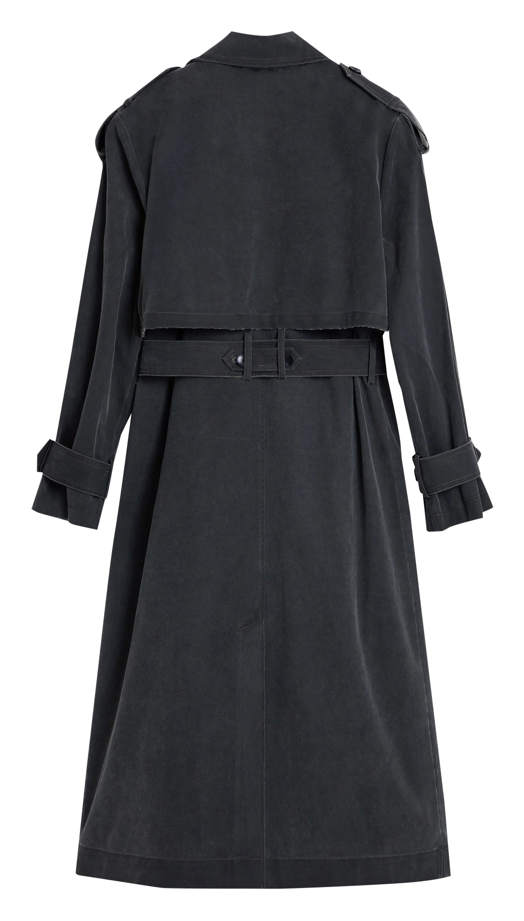 Trench col tailleur effet cuir DESIGUAL Noir