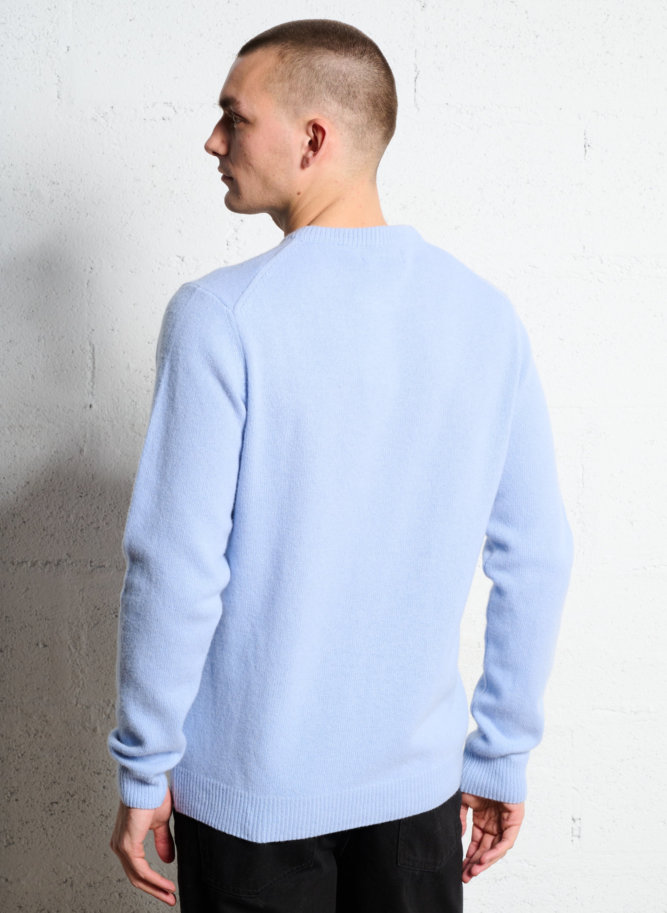 Alpaca wool sweater CASUAL FRIDAY Blue