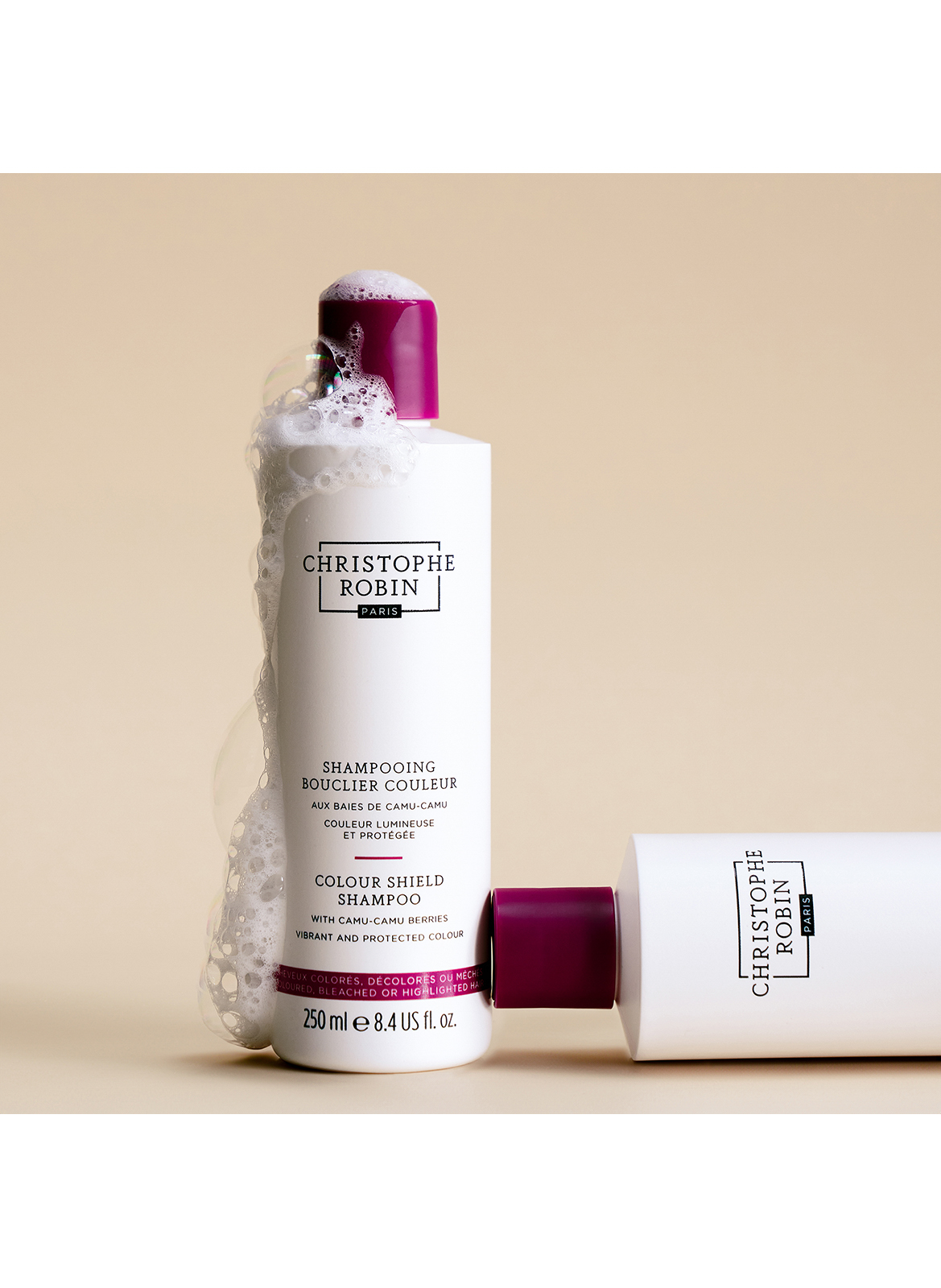 Colour Shield Shampoo - Farbpflege-Shampoo mit Camu-Camu-Beeren CHRISTOPHE ROBIN No color