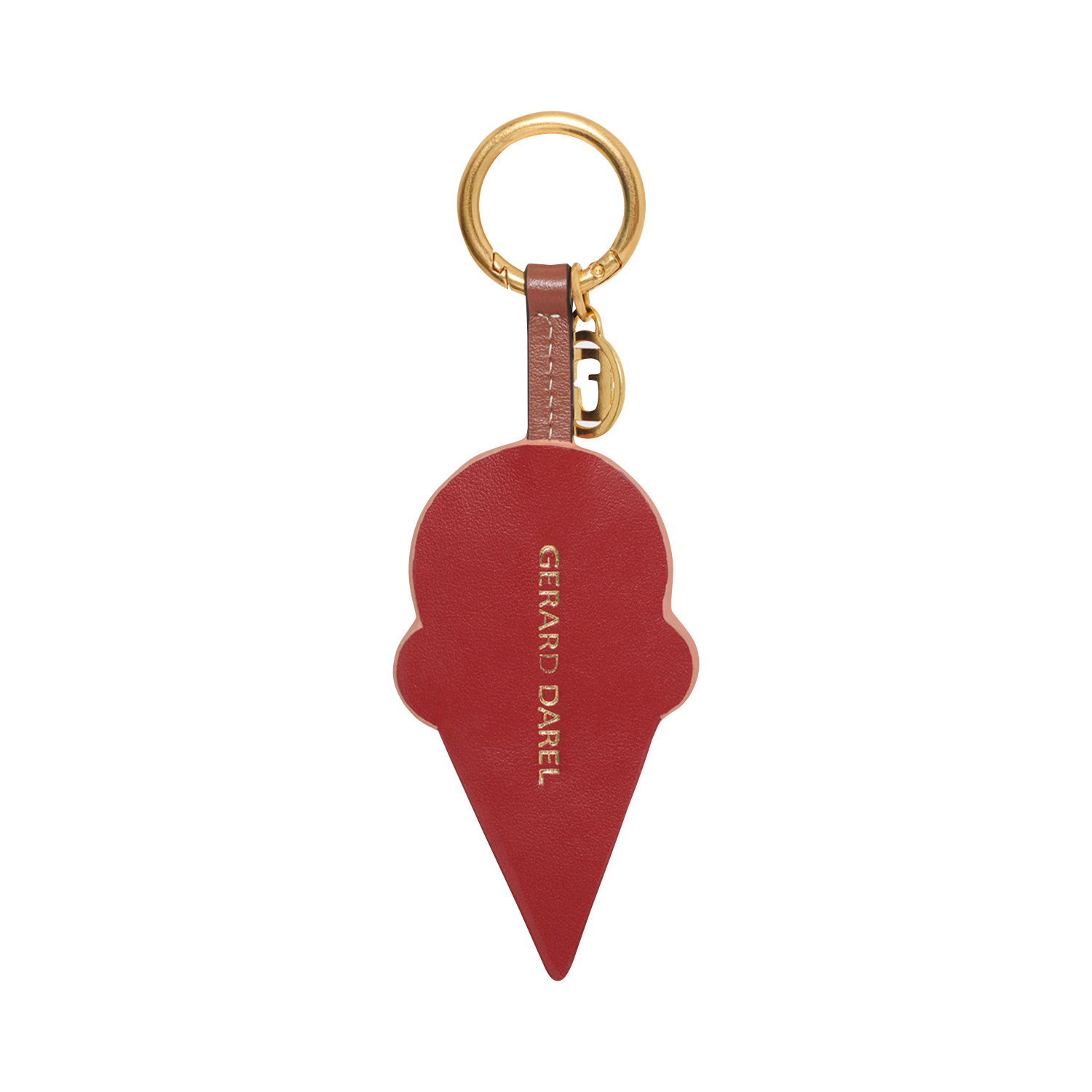 Ice cream leather keychain GERARD DAREL Pink
