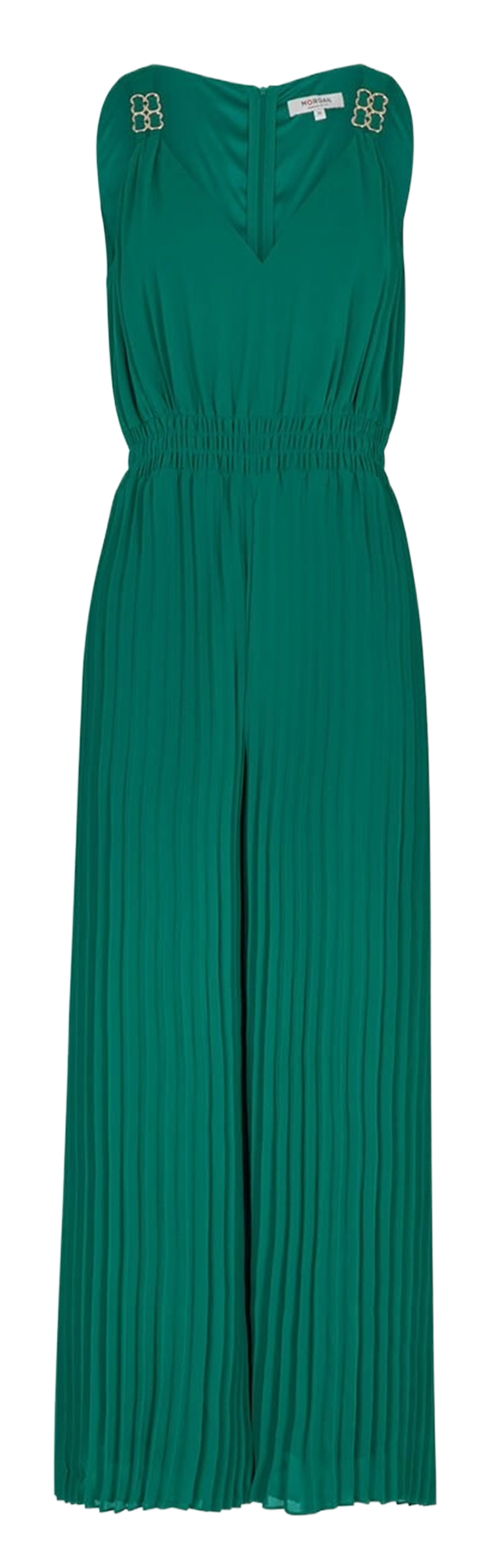 Combinaison large col V unie MORGAN Vert