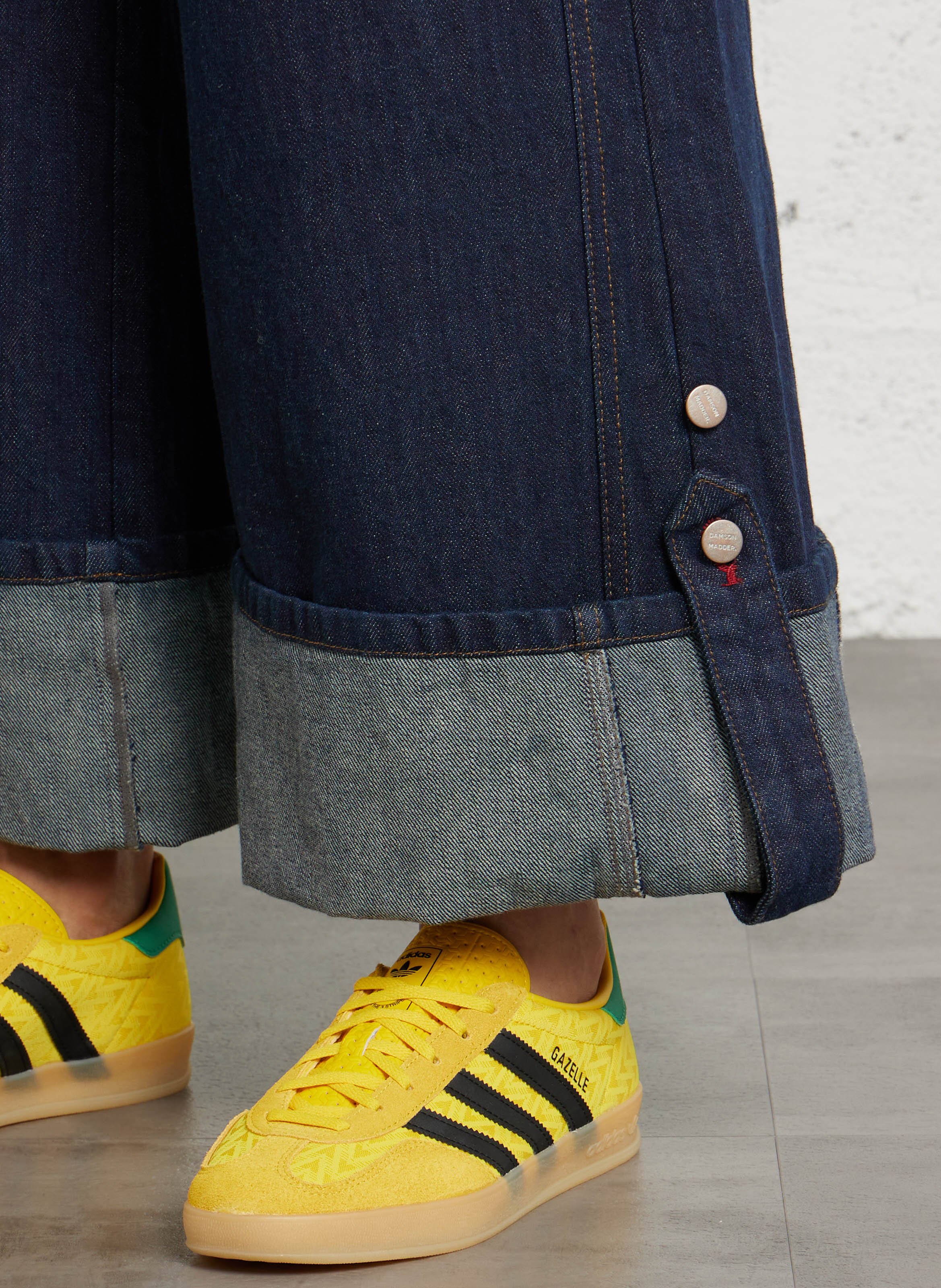 Weite High-Waist-Rohjeans DAMSON MADDER Blau