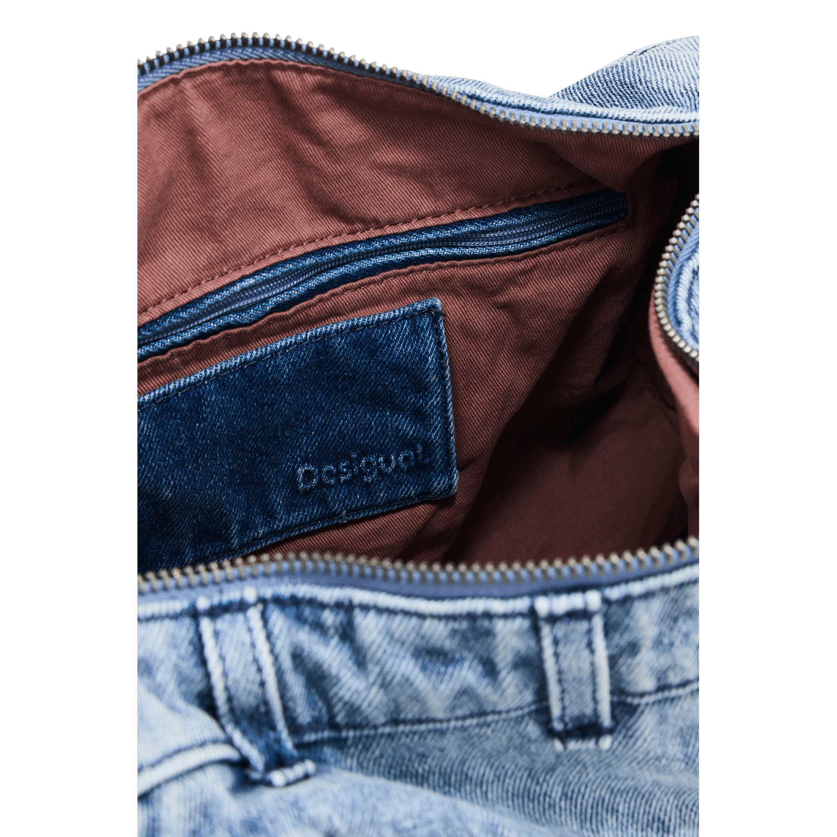 Katoenen handtas DESIGUAL Blauw