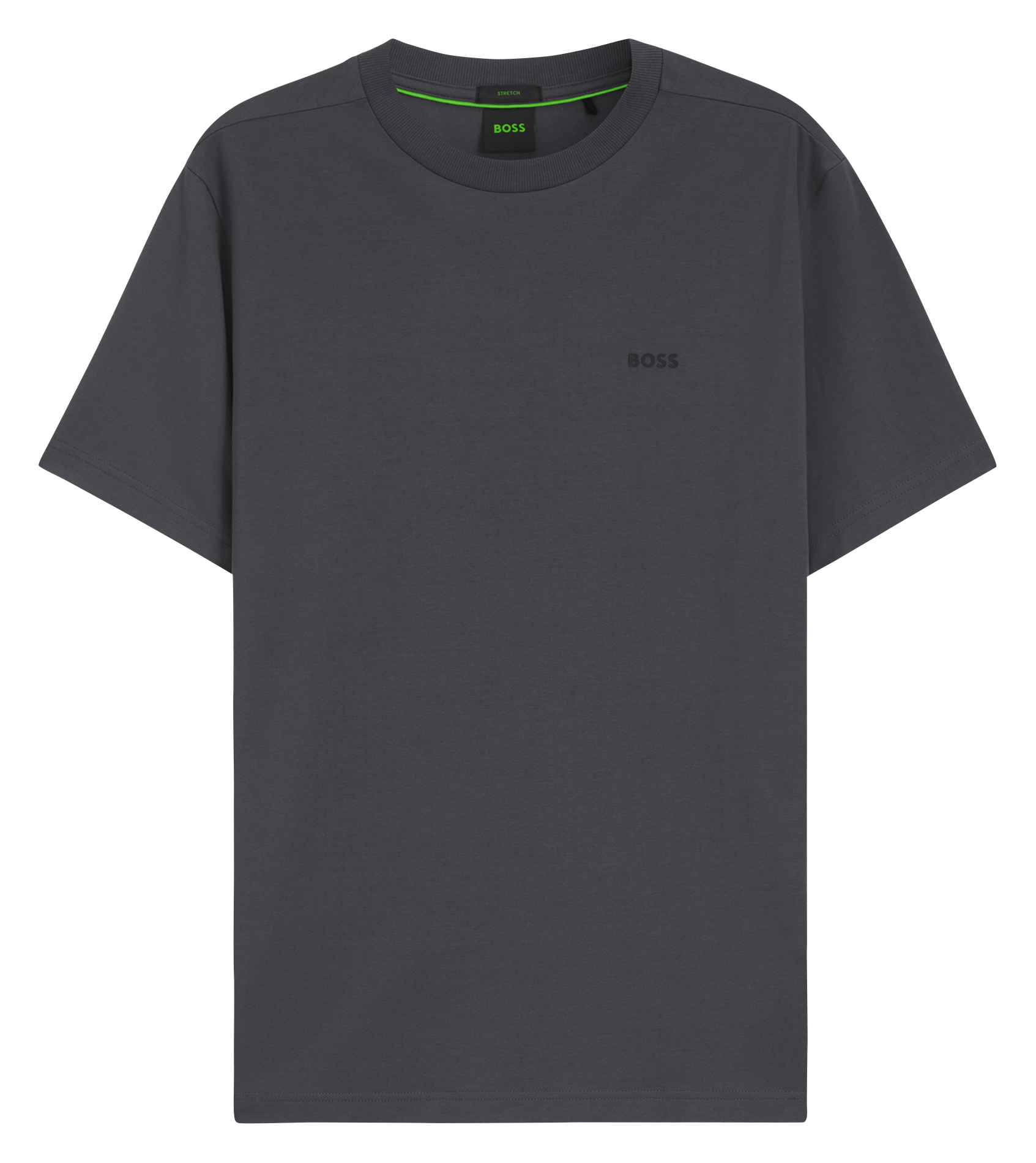 Basic cotton-mix T-shirt BOSS Silver