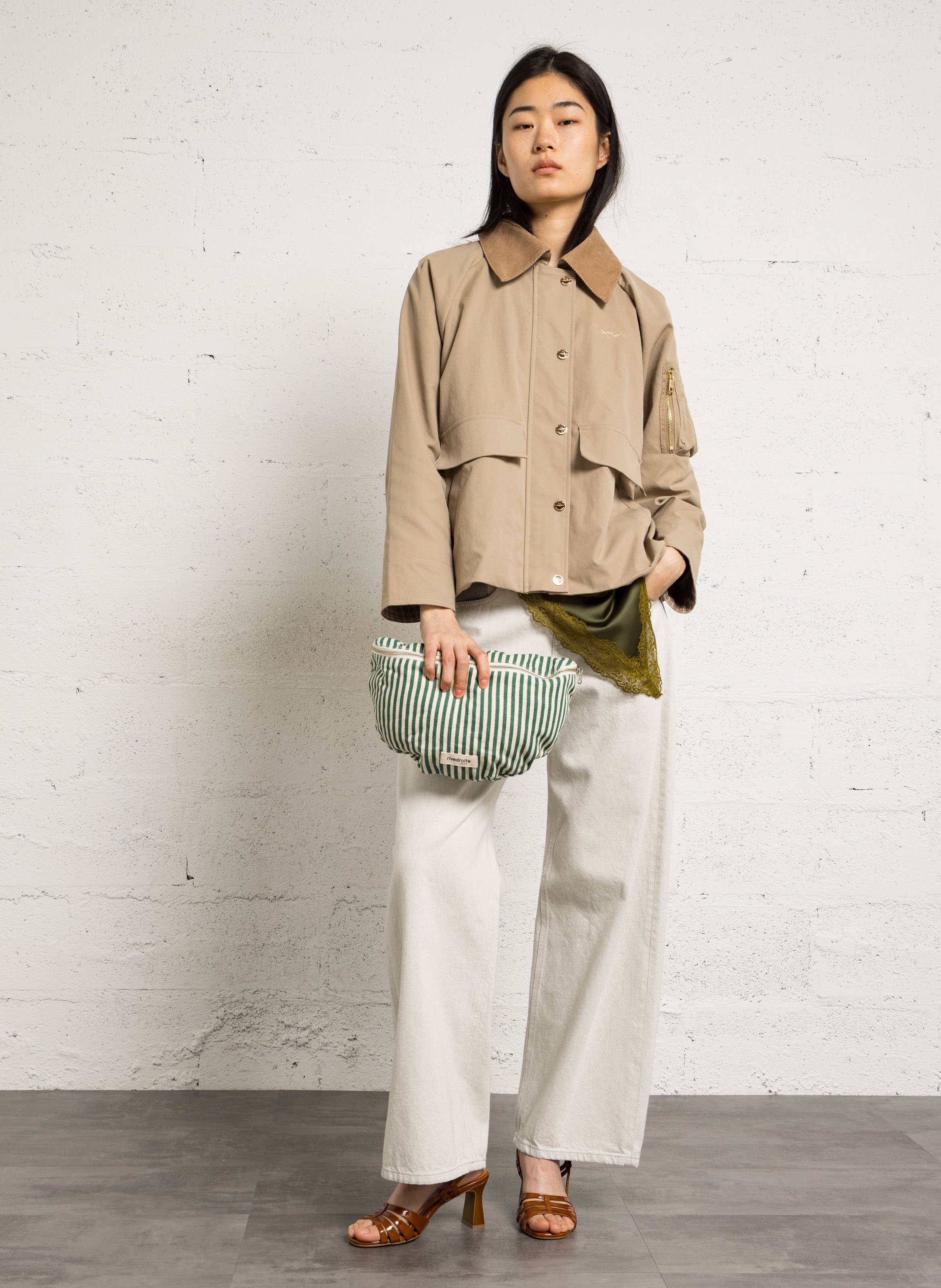 Sac banane en coton bio et recyclé RIVEDROITE PARIS Multicolore