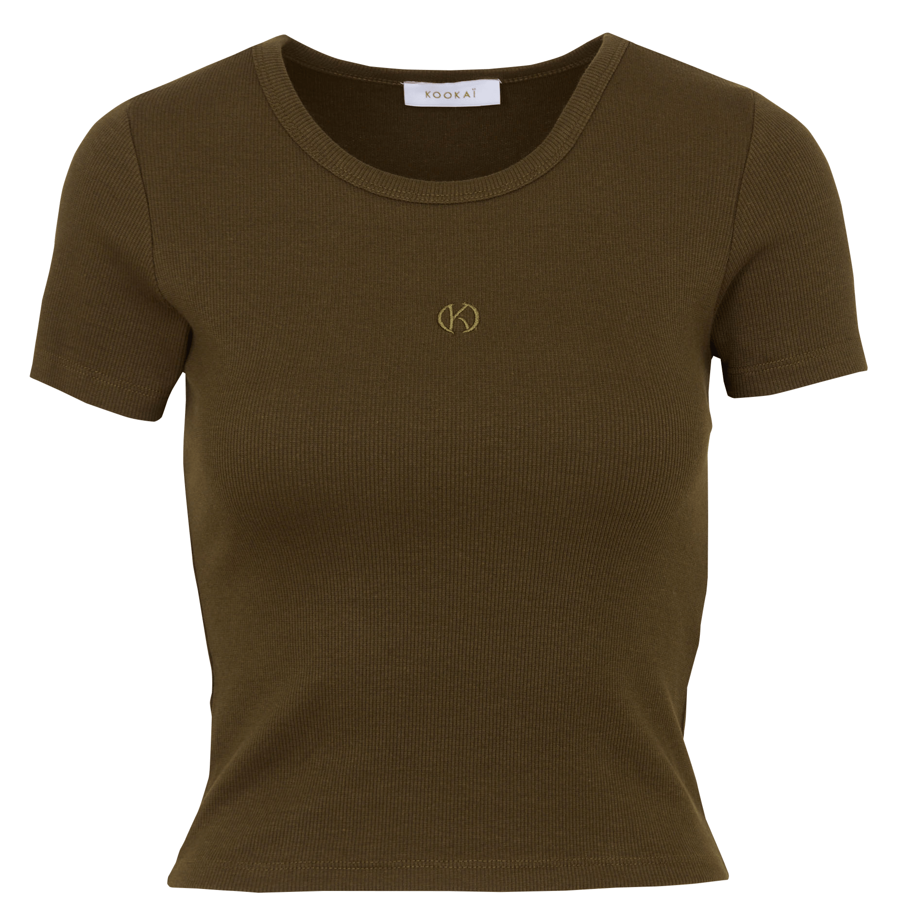 Eng anliegendes geripptes T-Shirt KOOKAI