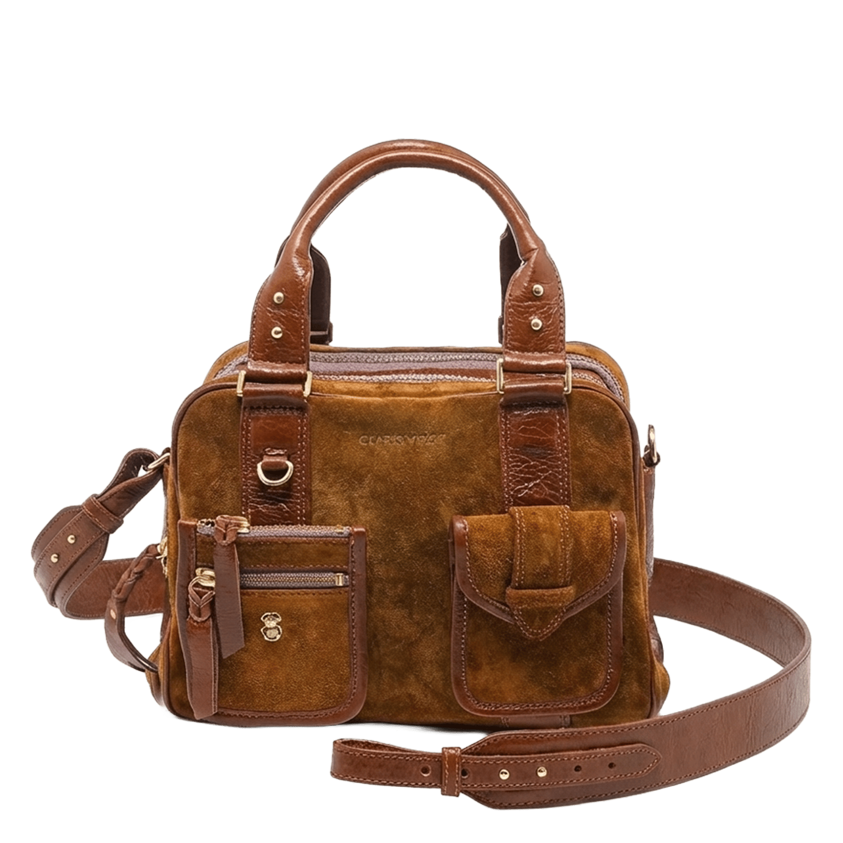 Brieftasche aus Leder CLARIS VIROT Braun