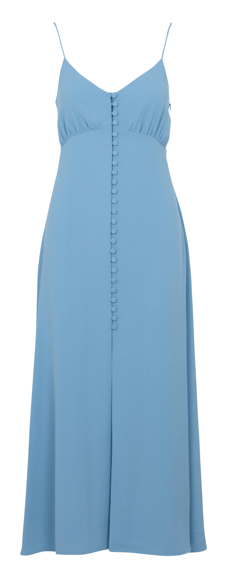 Kurzkleid mit V-Ausschnitt ZAPA Blau