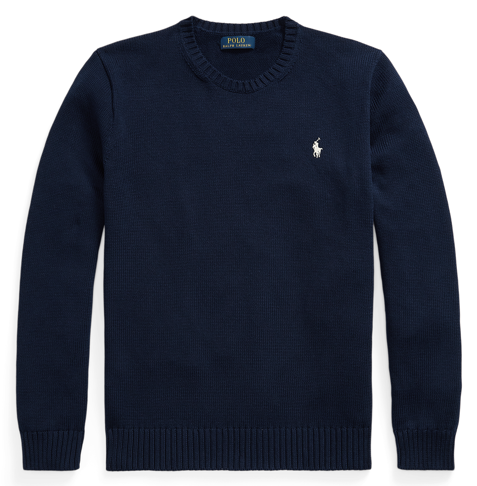 Colour block cotton sweater POLO RALPH LAUREN Blue