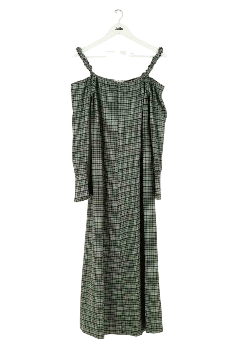Dress GANNI - Seconde Main Green