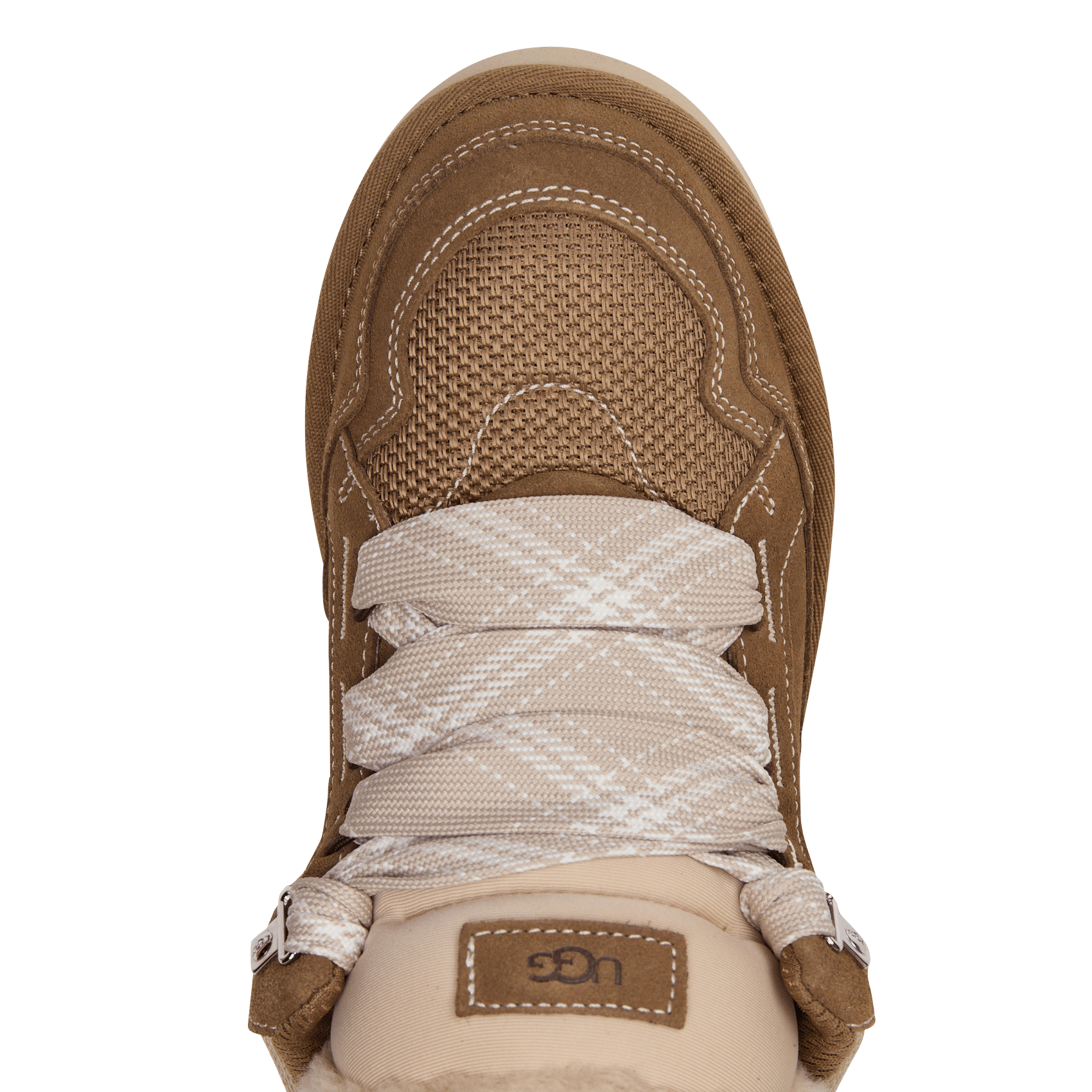 Lage, leren sneakers | Goudkleurig UGG Dames