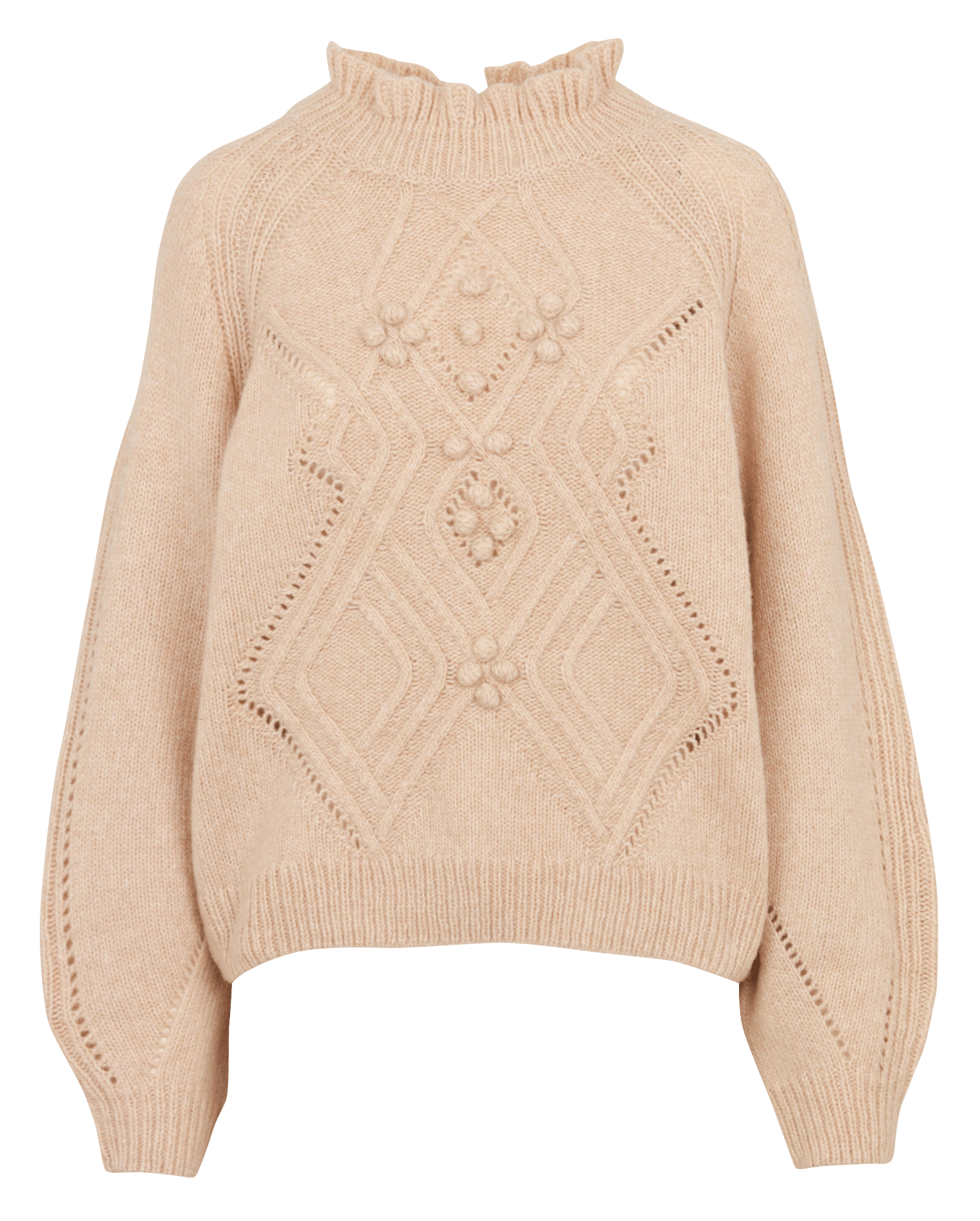 Ample Victorian collar sweater LOUISE MISHA Beige
