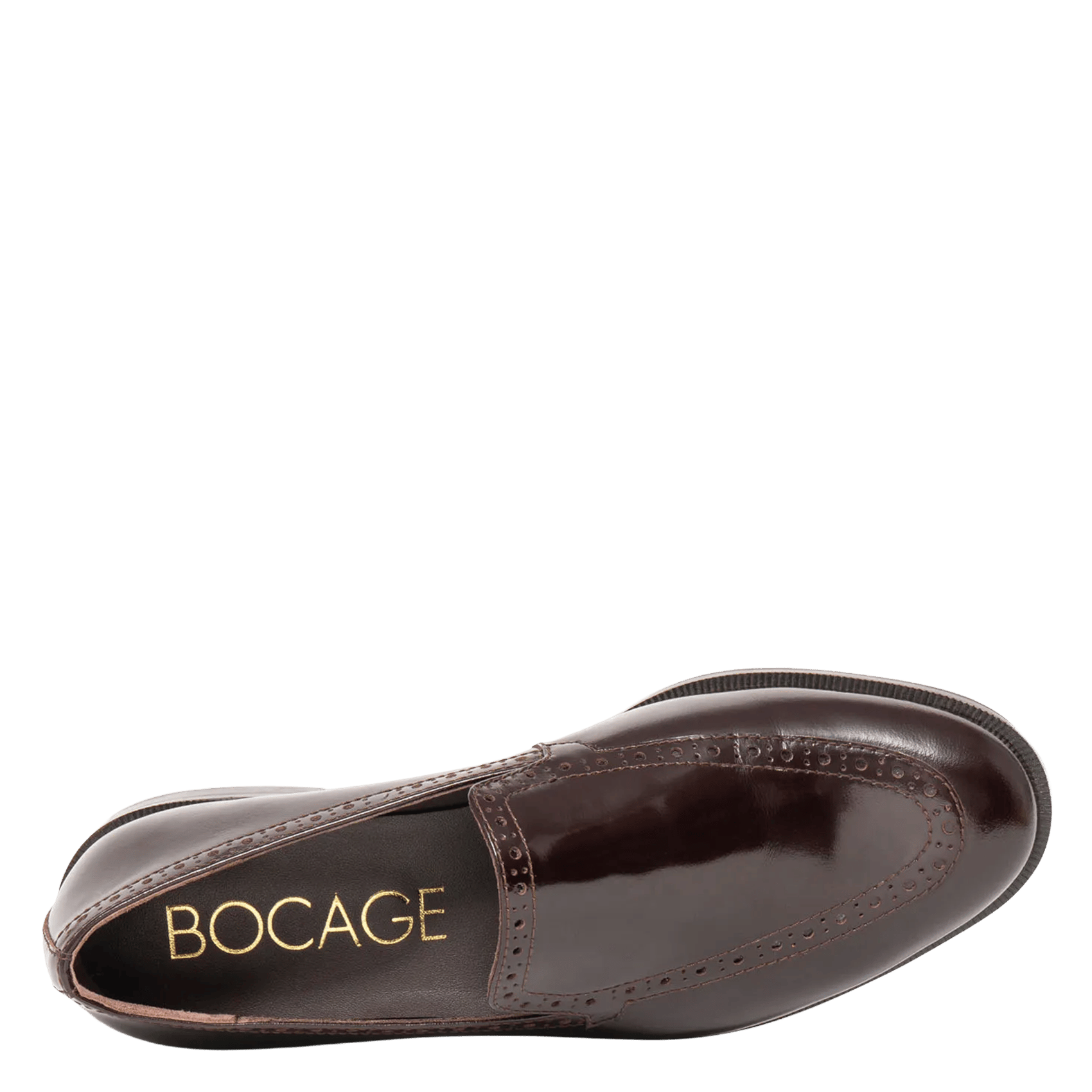 Leather loafers BOCAGE Brown