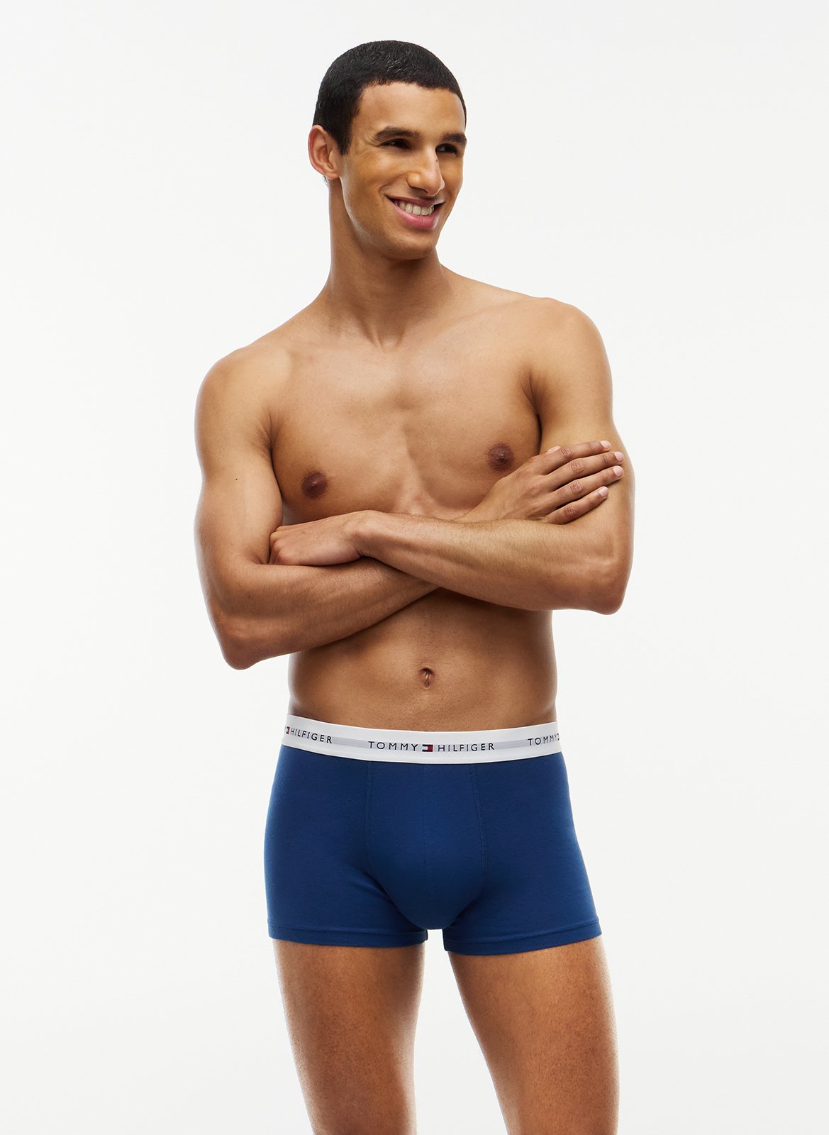 Lot de 3 boxers en coton mélangé TOMMY HILFIGER Rouge
