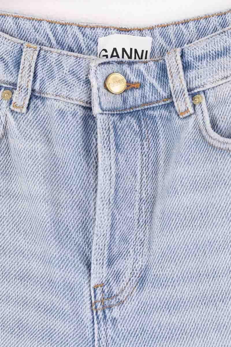 Wide-leg jeans GANNI - Seconde Main Blue