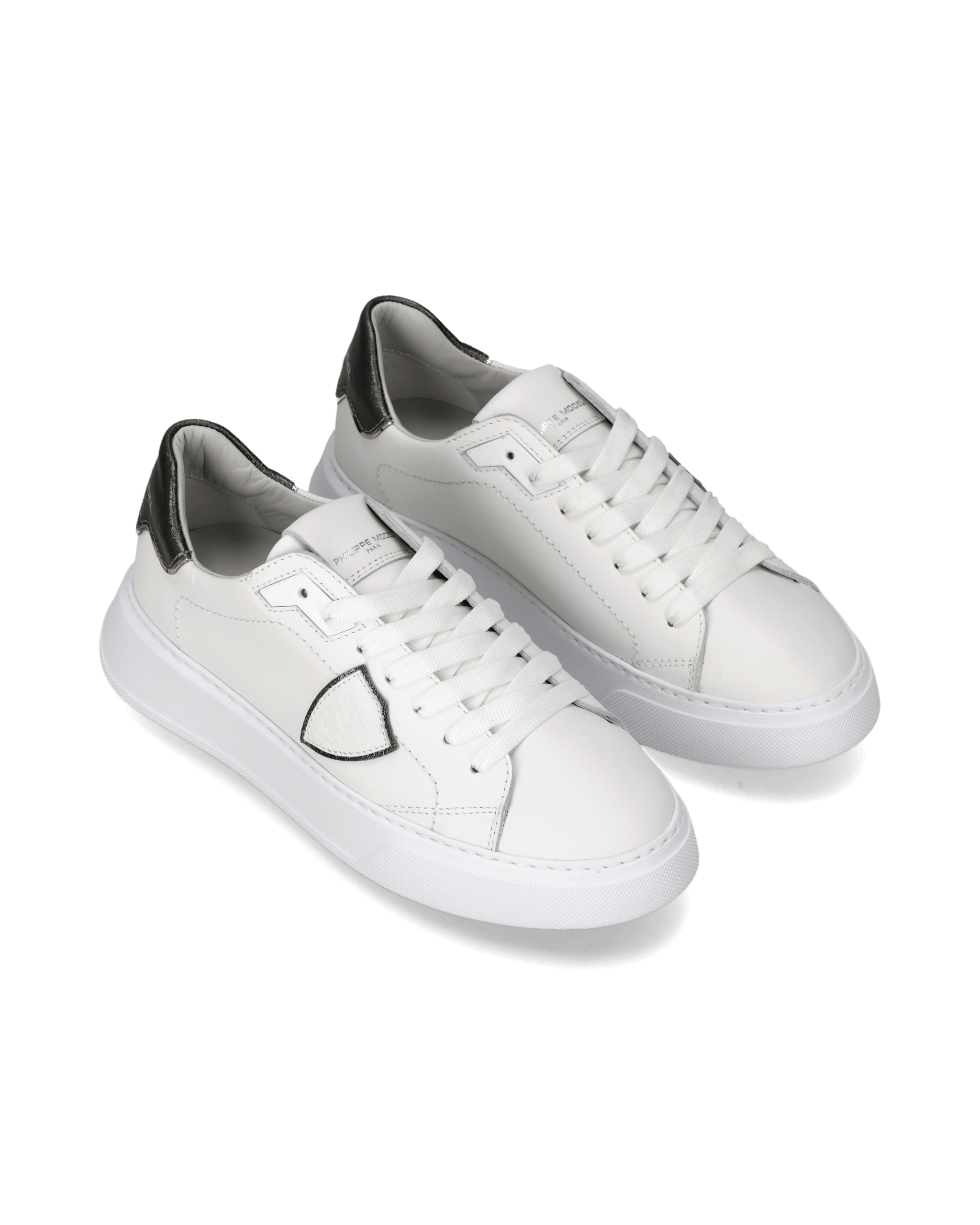 Tennis Temple Sneakers. PHILIPPE MODEL Grey