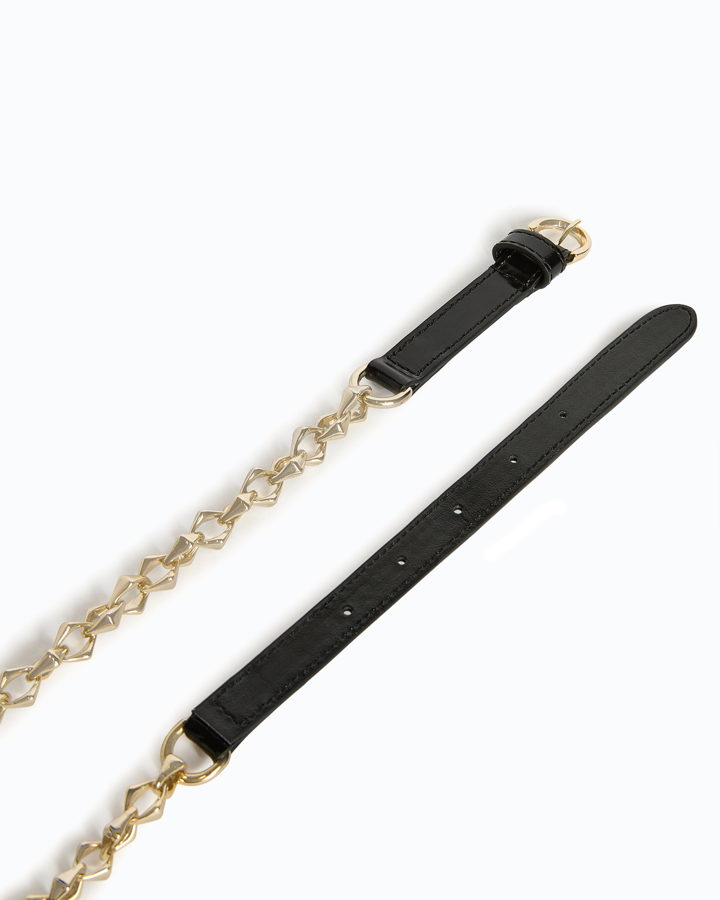 Ceinture avec empiècement en chaîne 1,5 cm PINKO Multicolore