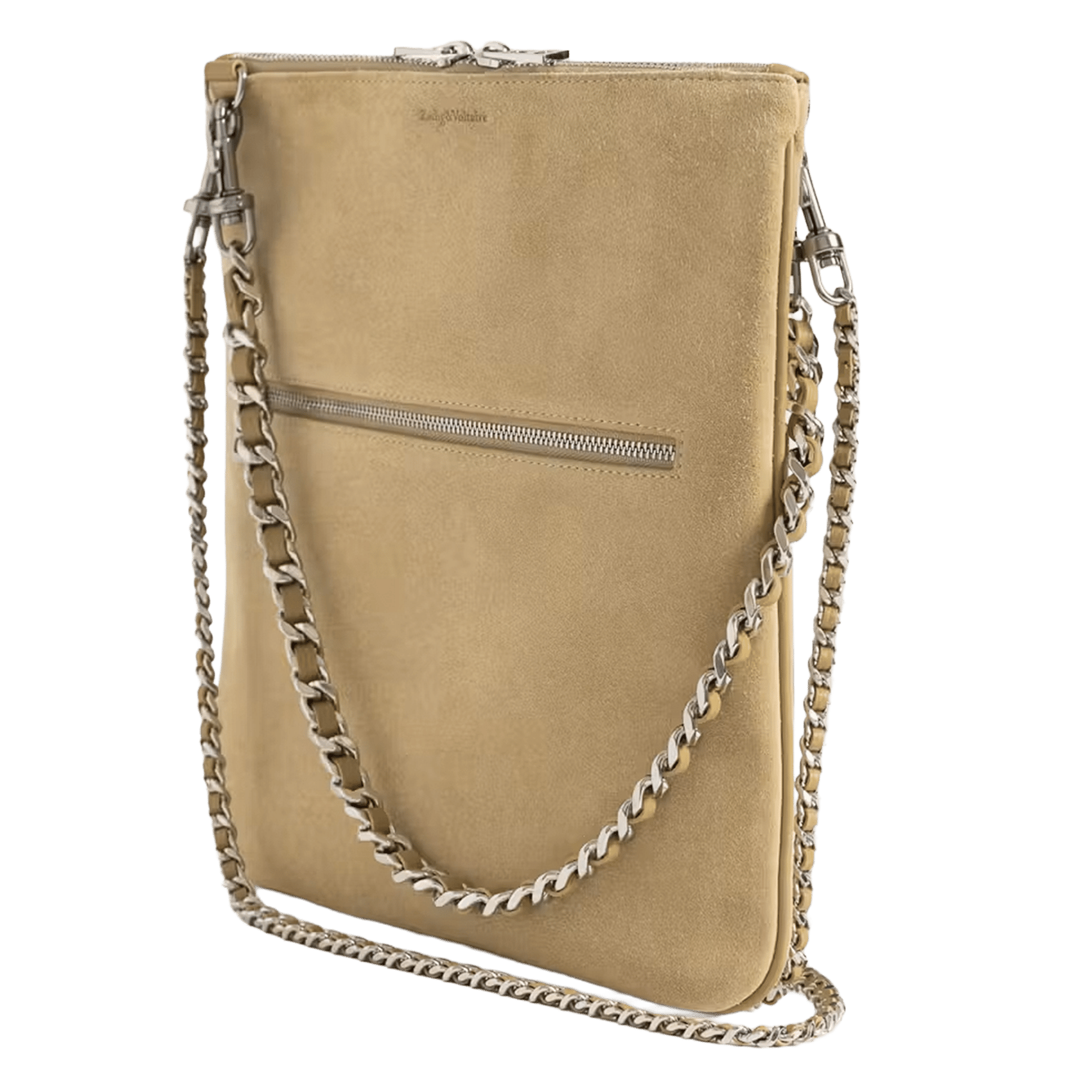 Suède handtas ZADIG&VOLTAIRE Bruin